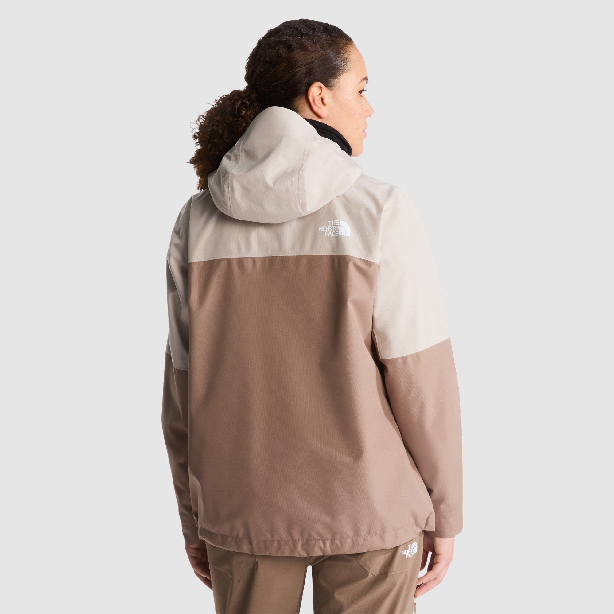 Chaqueta para mujer DryVent™ Zip-In The North Face - Marrón claro Marrón claro-3