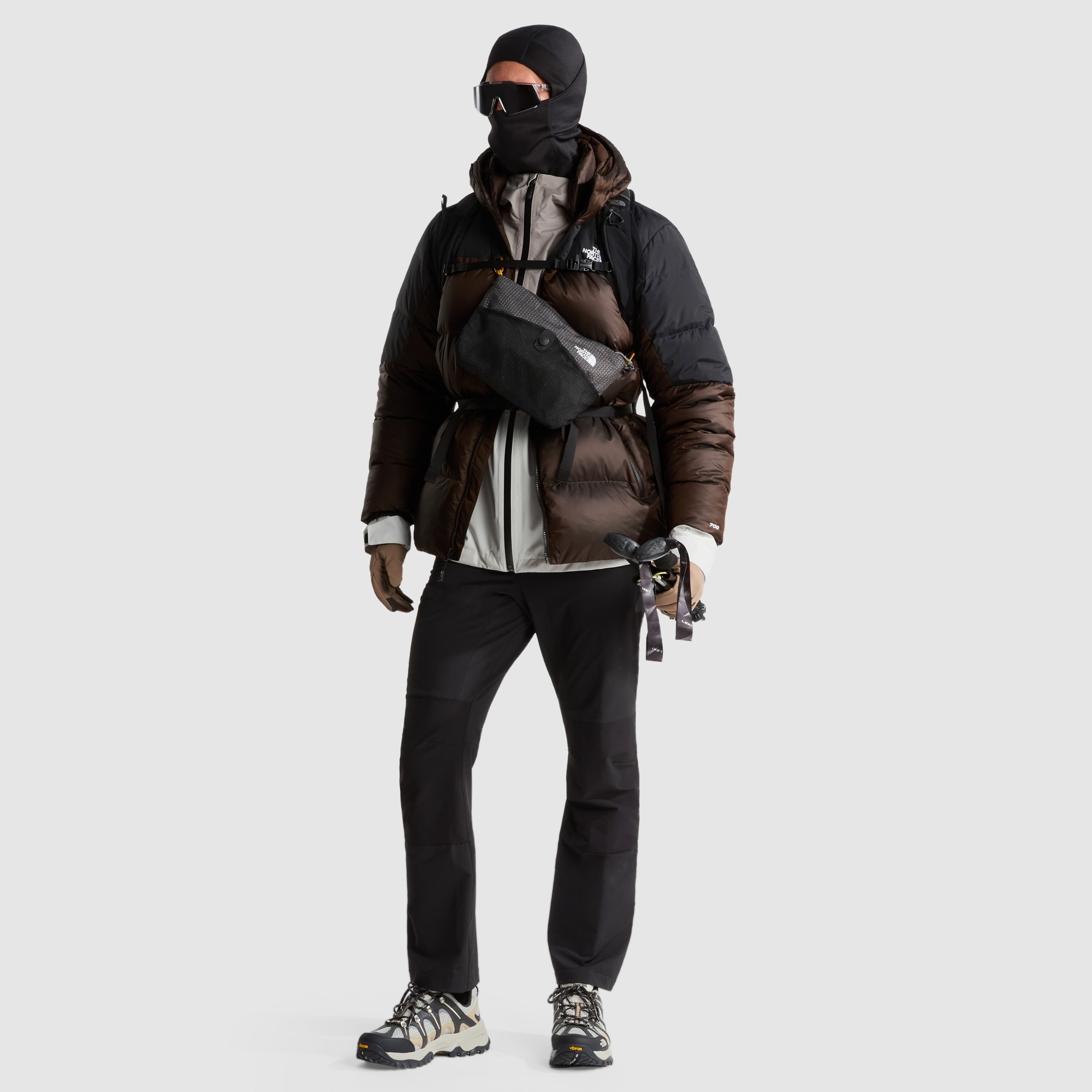 Chaqueta de plumón con capucha para hombre Diablo 2.0 The North Face - Marrón oscuro Marrón oscuro-2