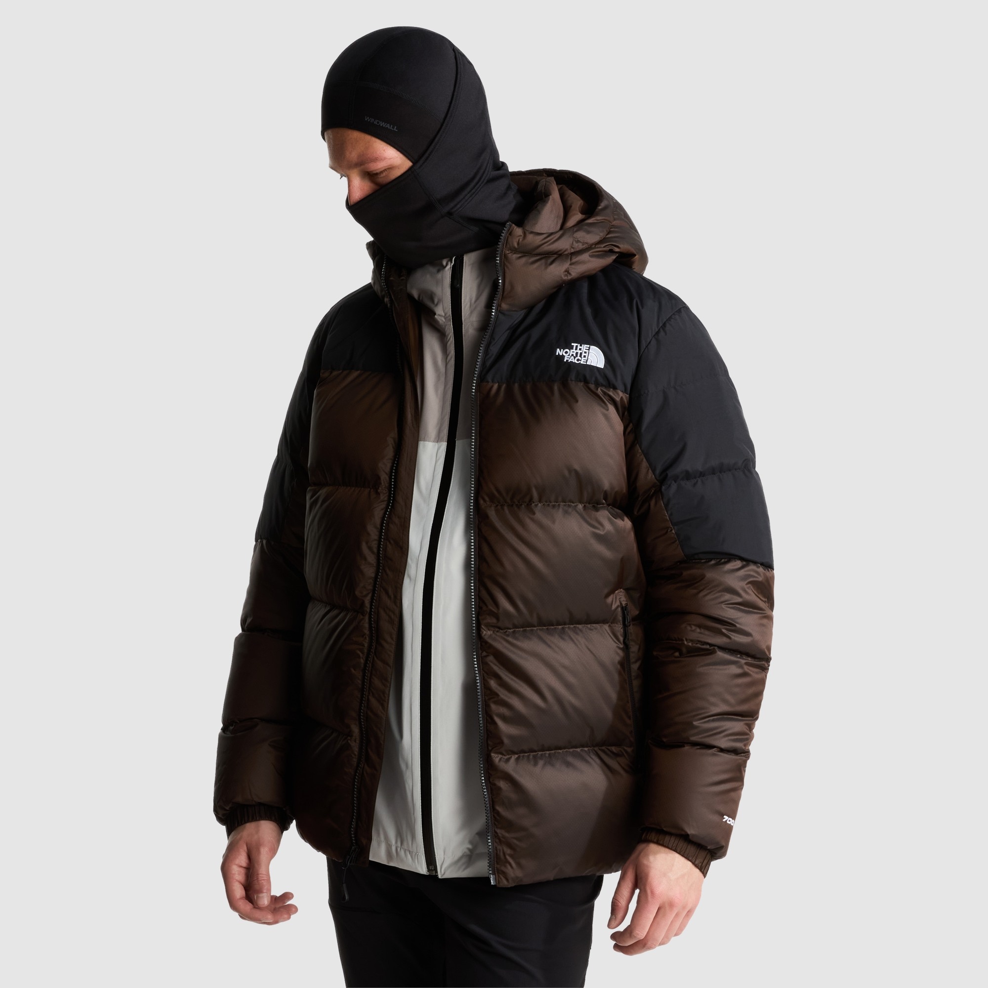 Chaqueta de plumón con capucha para hombre Diablo 2.0 The North Face - Marrón oscuro Marrón oscuro-4