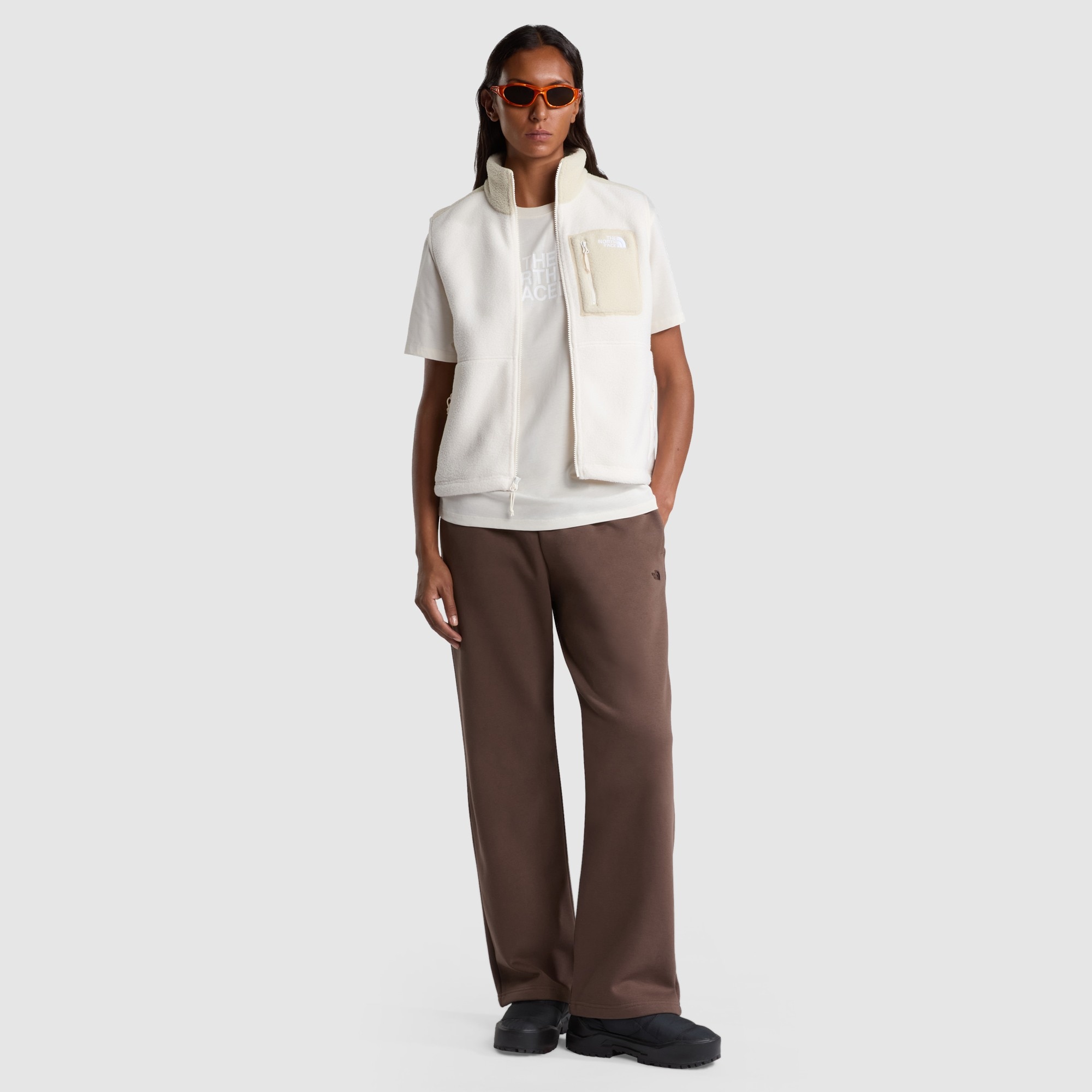 Chaleco para mujer Yumiori The North Face - Beige / Blanco Beige / Blanco-2