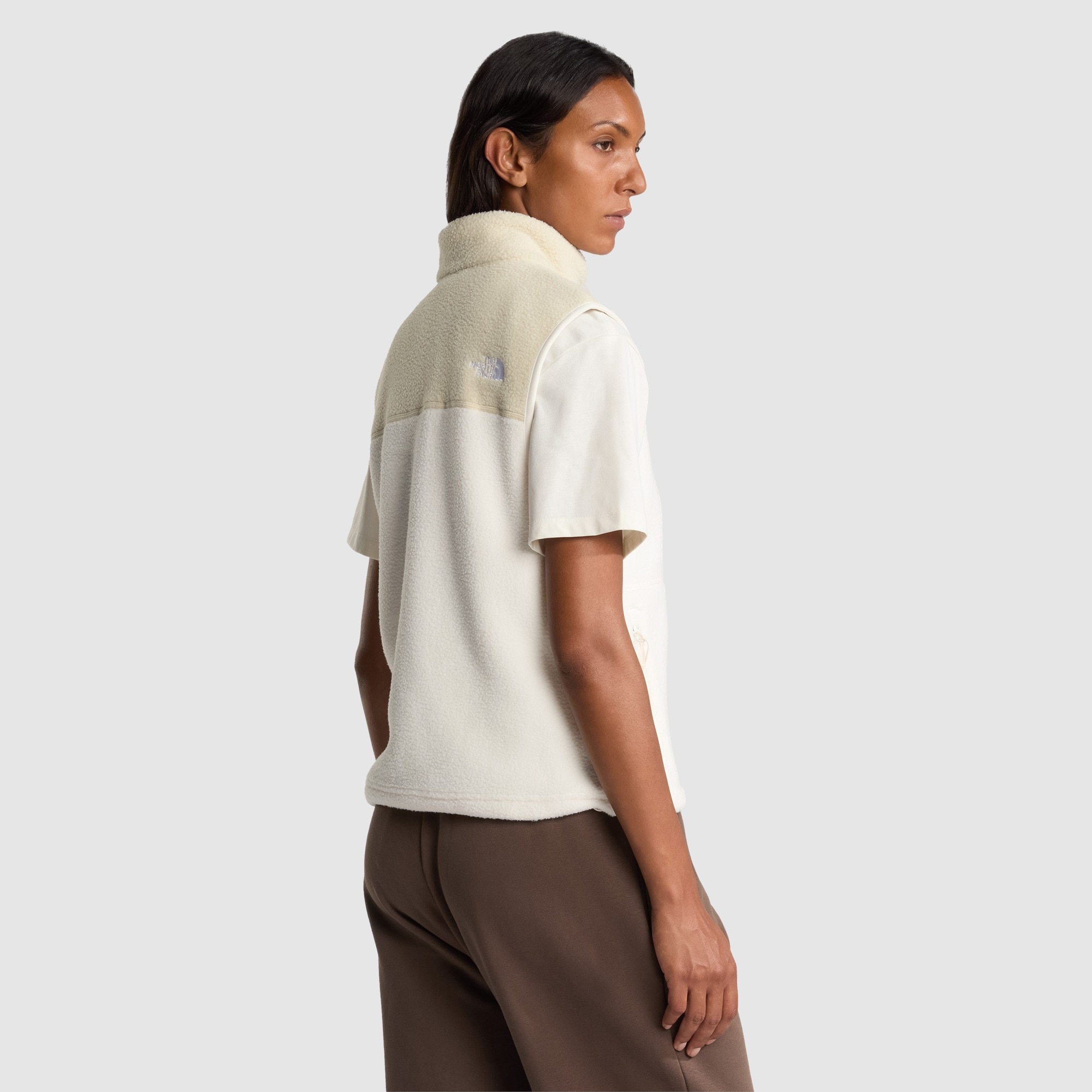 Chaleco para mujer Yumiori The North Face - Beige / Blanco Beige / Blanco-3