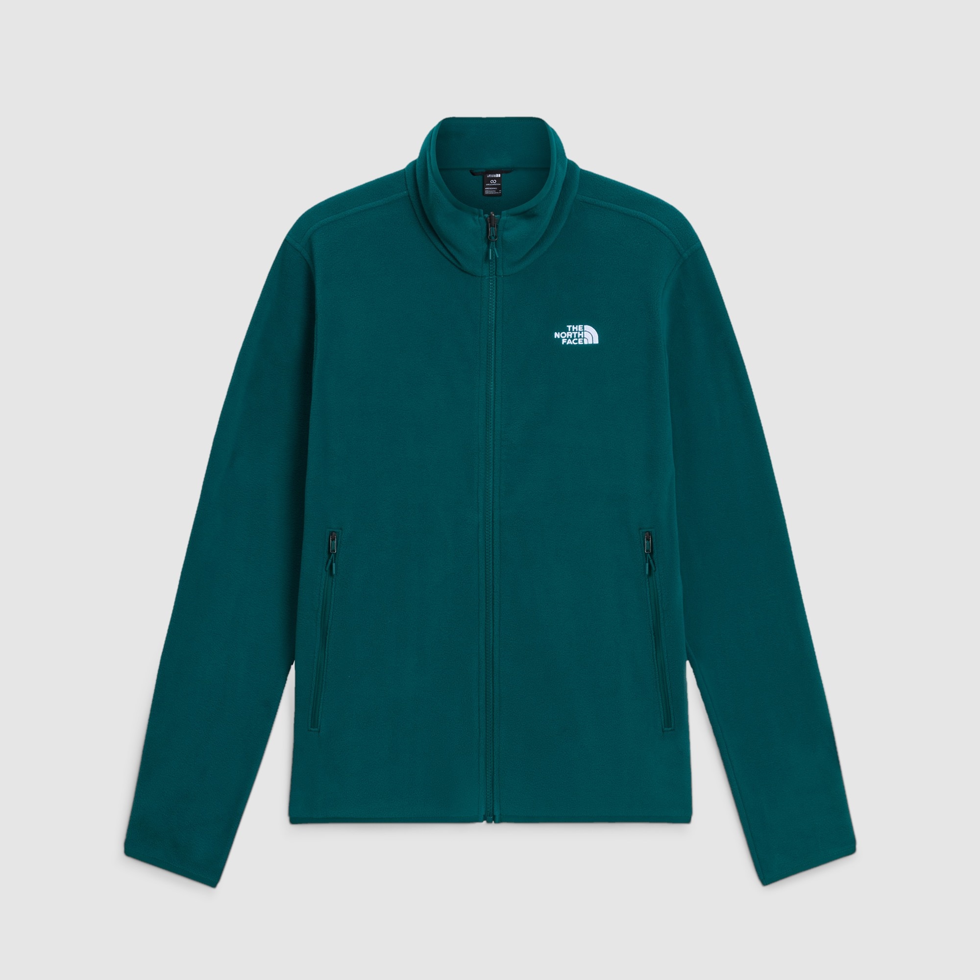 Forro polar con cremallera integral de hombre Glacier The North Face - Verde / Azul marino Verde / Azul marino-5