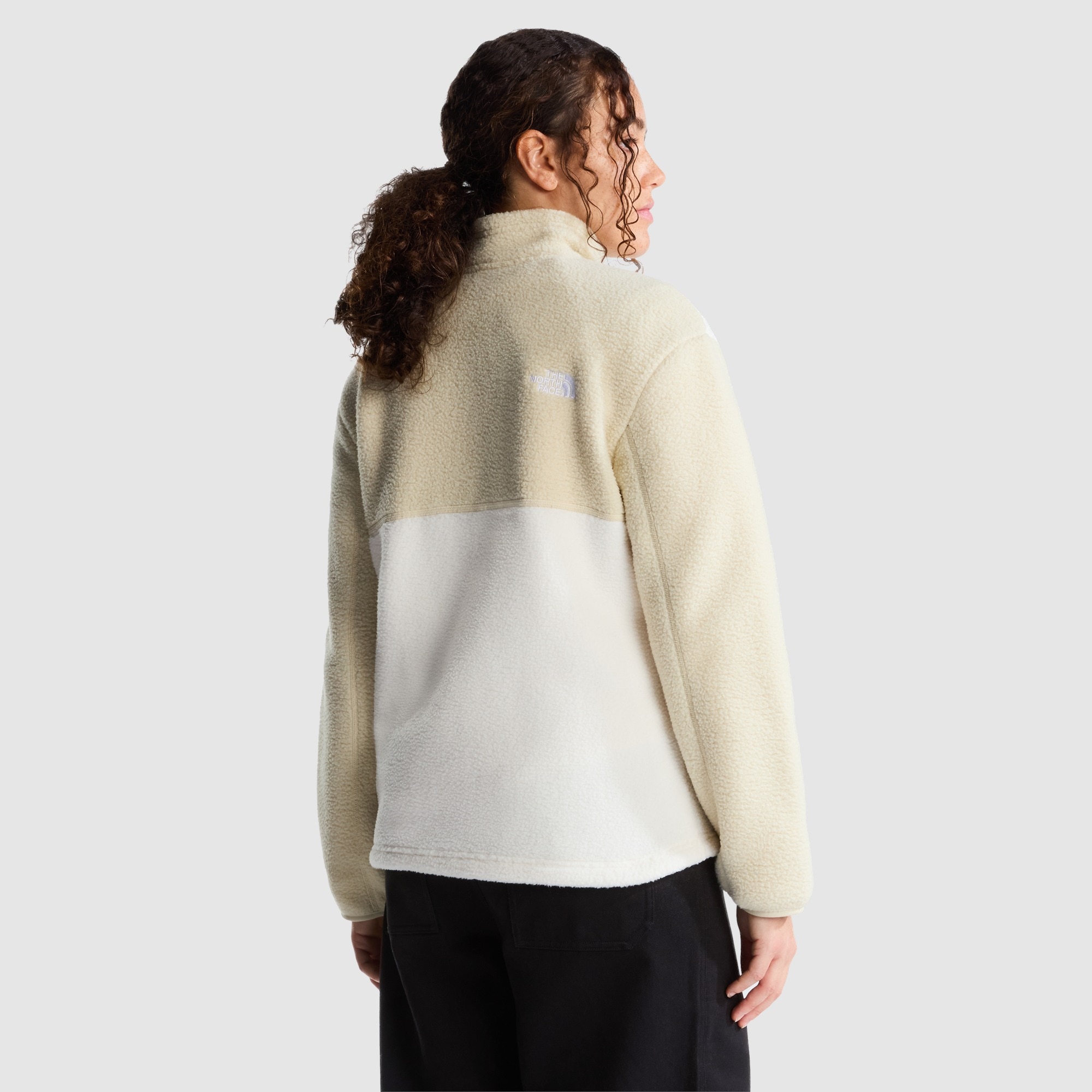 Chaqueta polar con cremallera integral para mujer Yumiori The North Face - Beige / Blanco Beige / Blanco-3