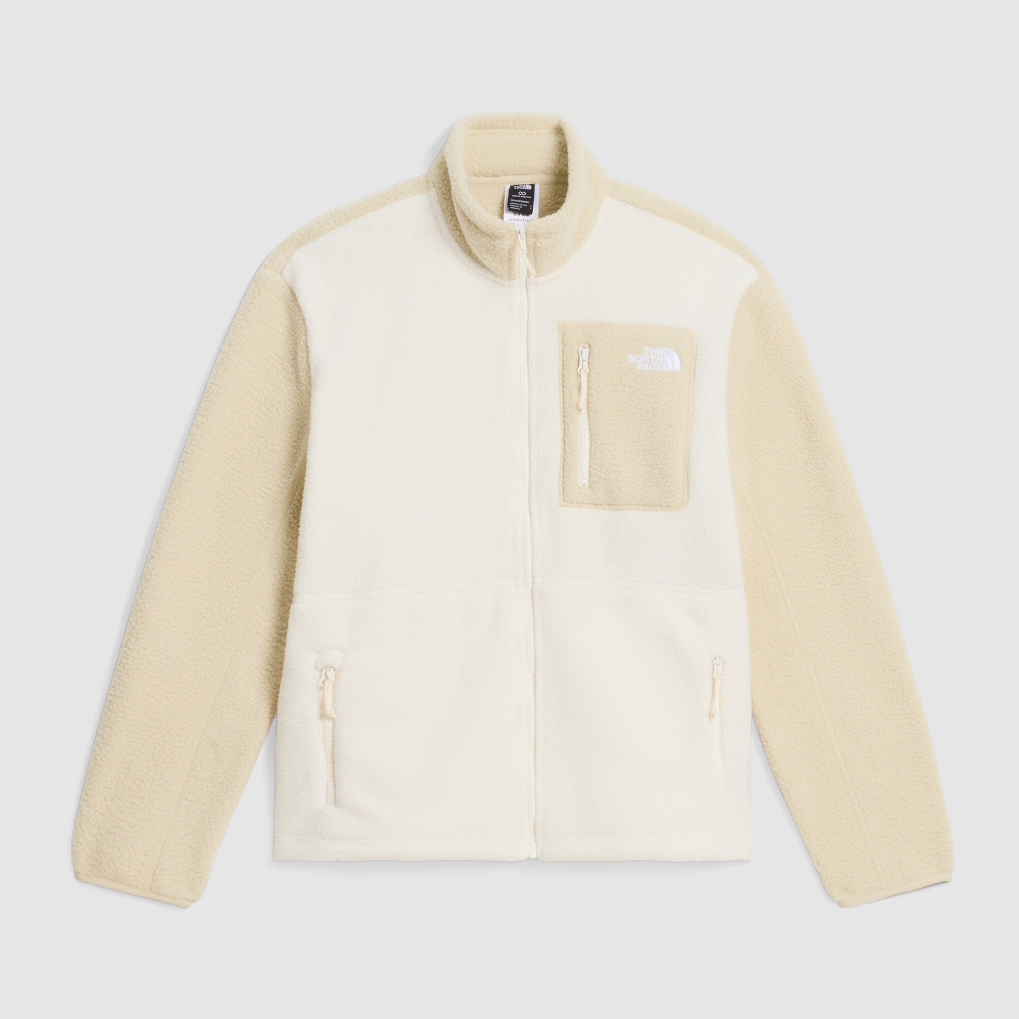Chaqueta polar con cremallera integral para mujer Yumiori The North Face - Beige / Blanco Beige / Blanco-5