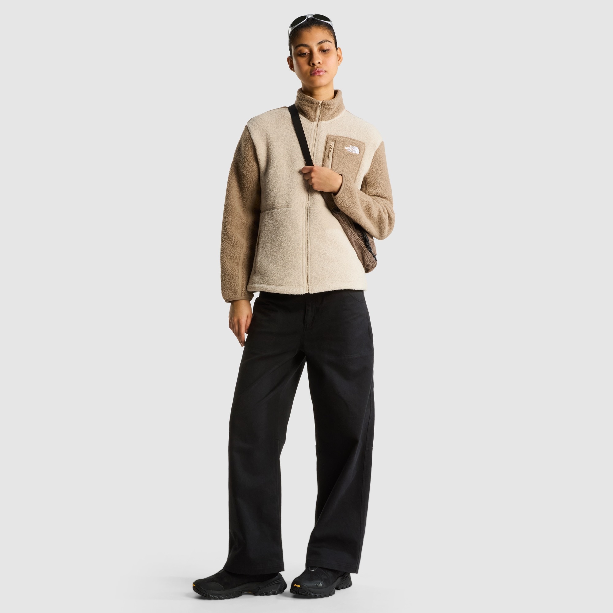 Chaqueta polar con cremallera integral para mujer Yumiori The North Face - Beige Beige-2