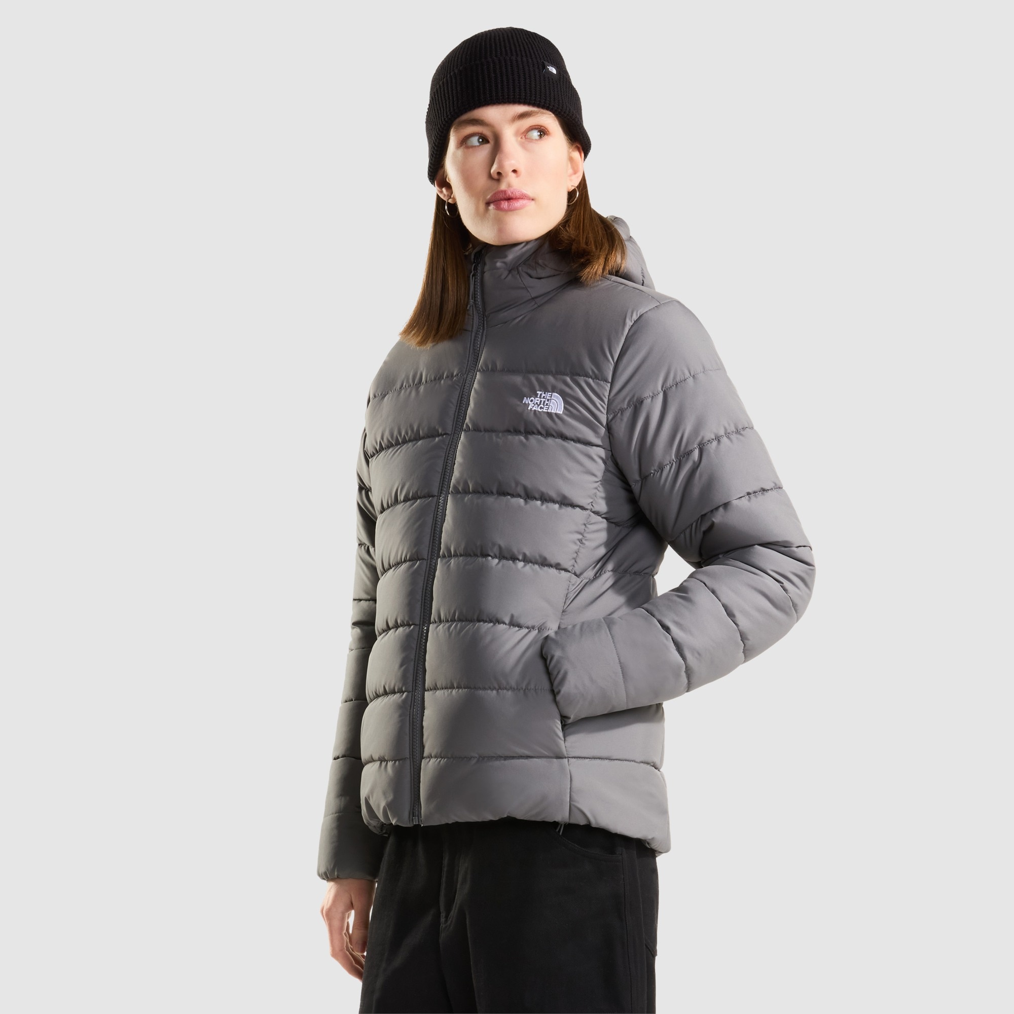 Chaqueta con capucha para mujer Aconcagua The North Face - Gris Gris-1
