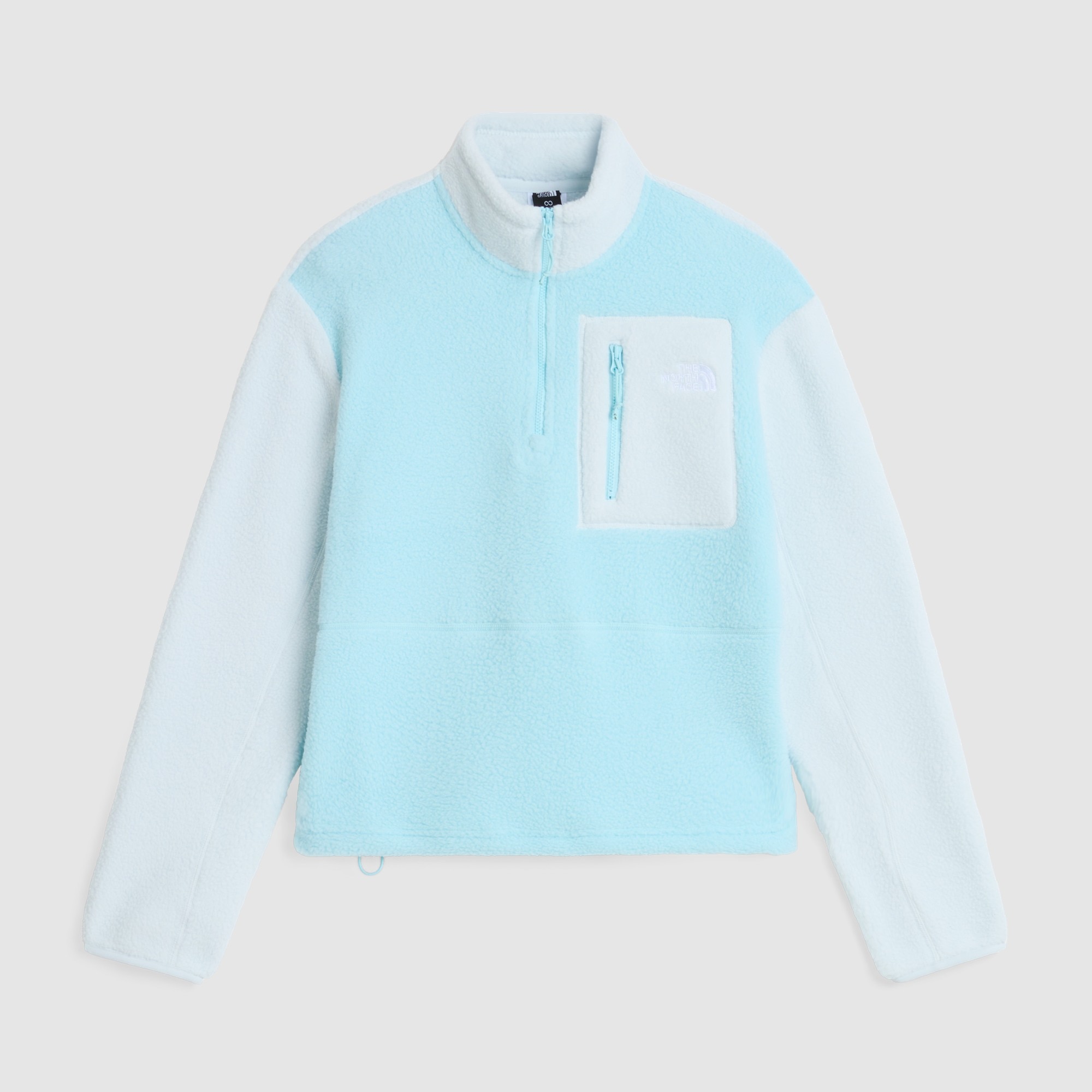 Chaqueta polar con cremallera de 1/4 para mujer Yumiori The North Face - Azul celeste Azul celeste-5