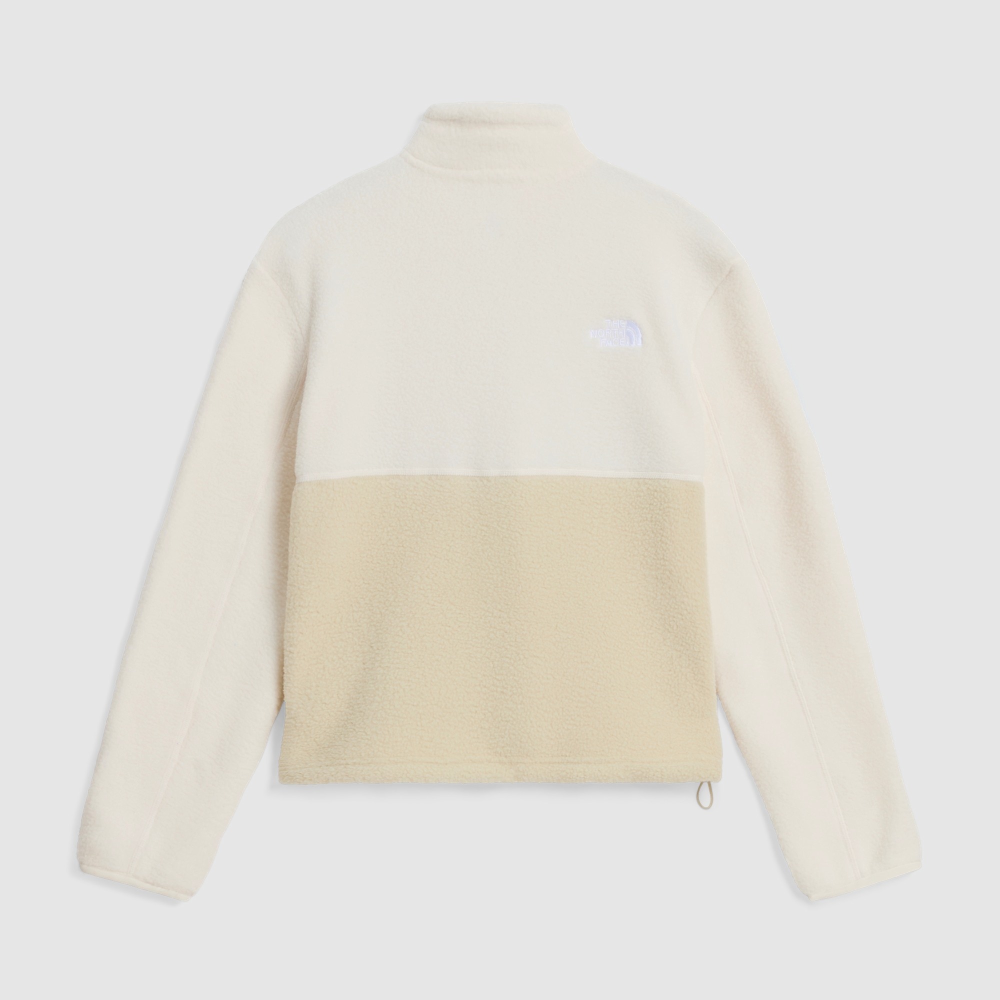 Chaqueta polar con cremallera de 1/4 para mujer Yumiori The North Face - Beige / Blanco Beige / Blanco-6