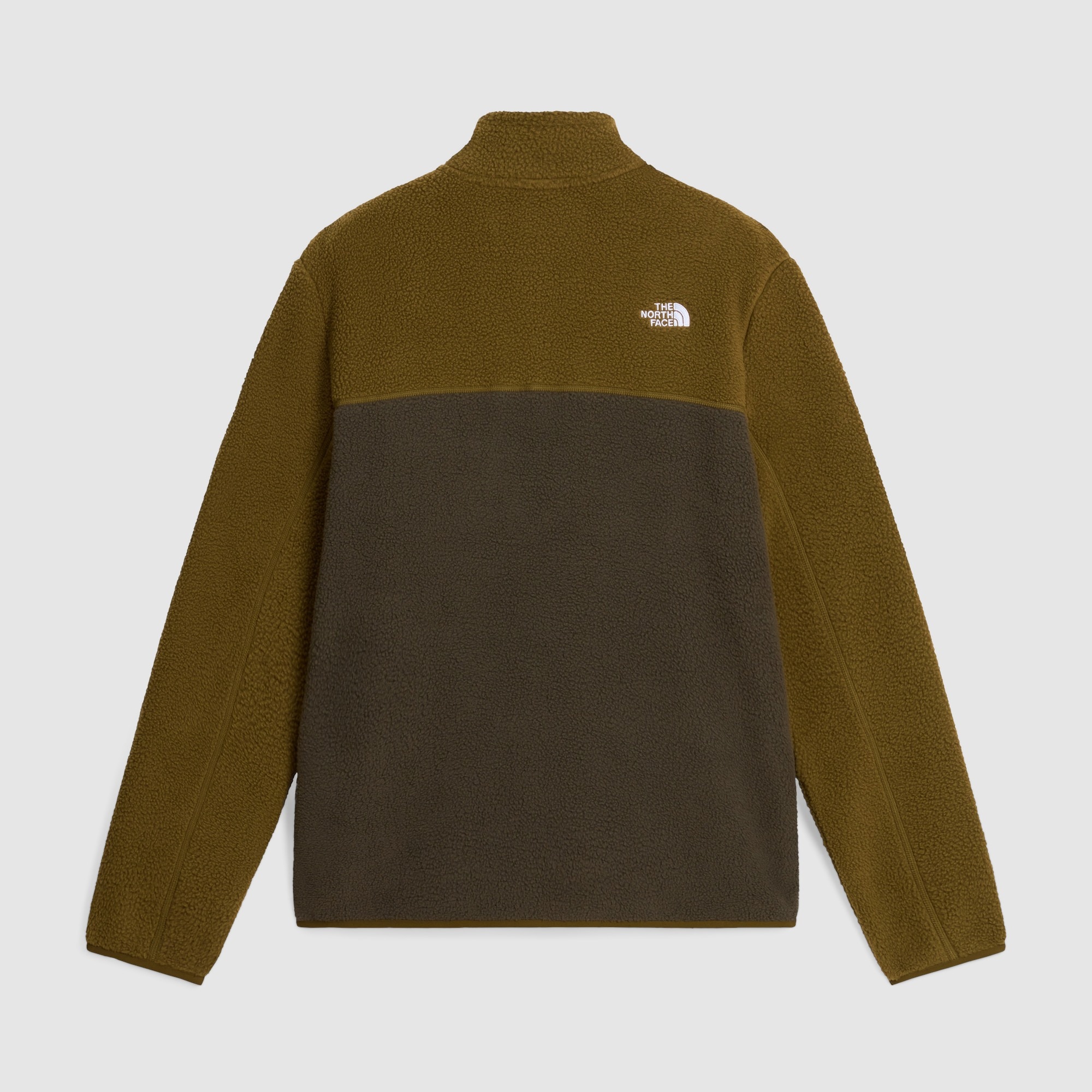 Forro polar con cremallera de 1/4 para hombre Yumiori The North Face - Verde pardo Verde pardo-6