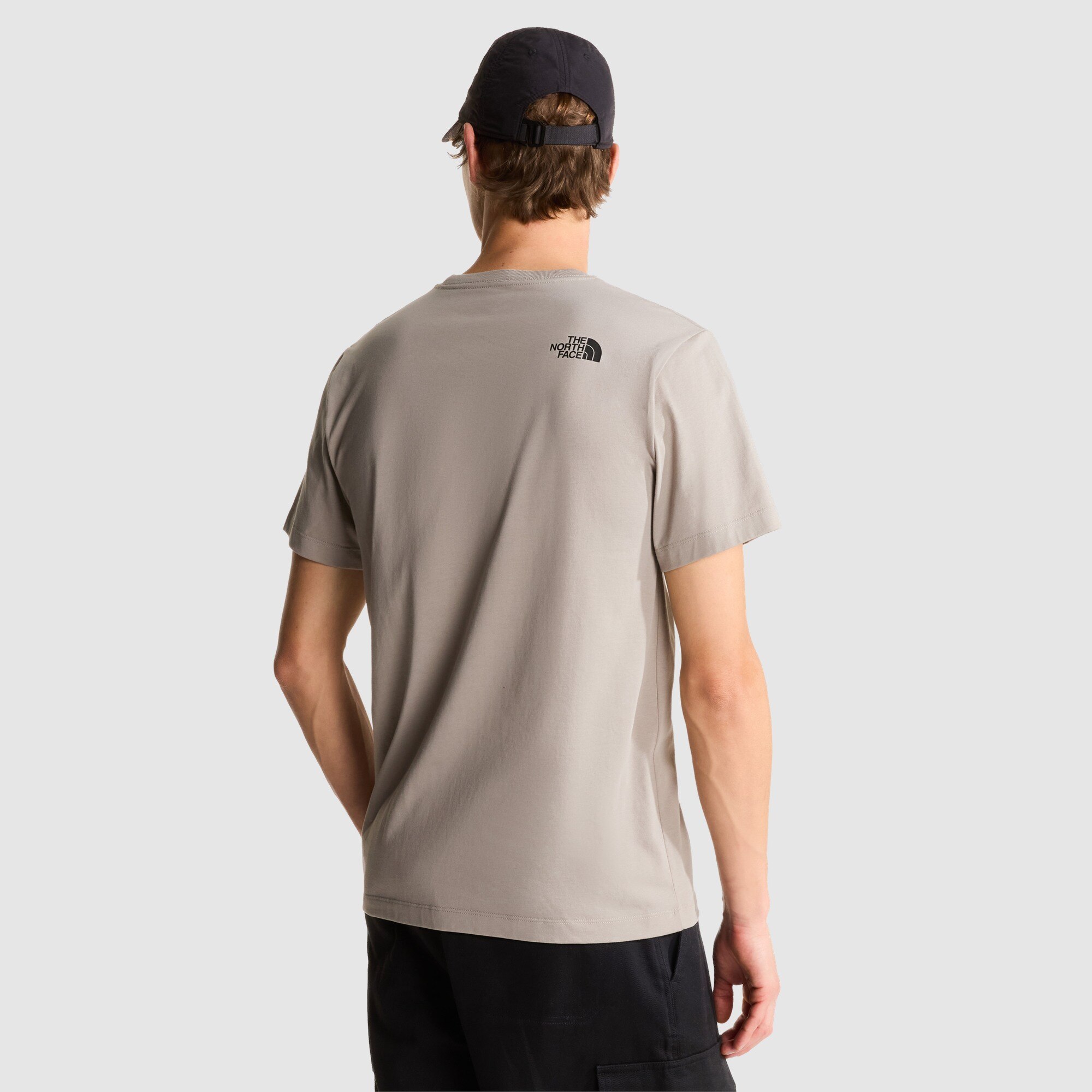 Camiseta recta para hombre Box Half Dome Evolution The North Face - Gris Gris-3