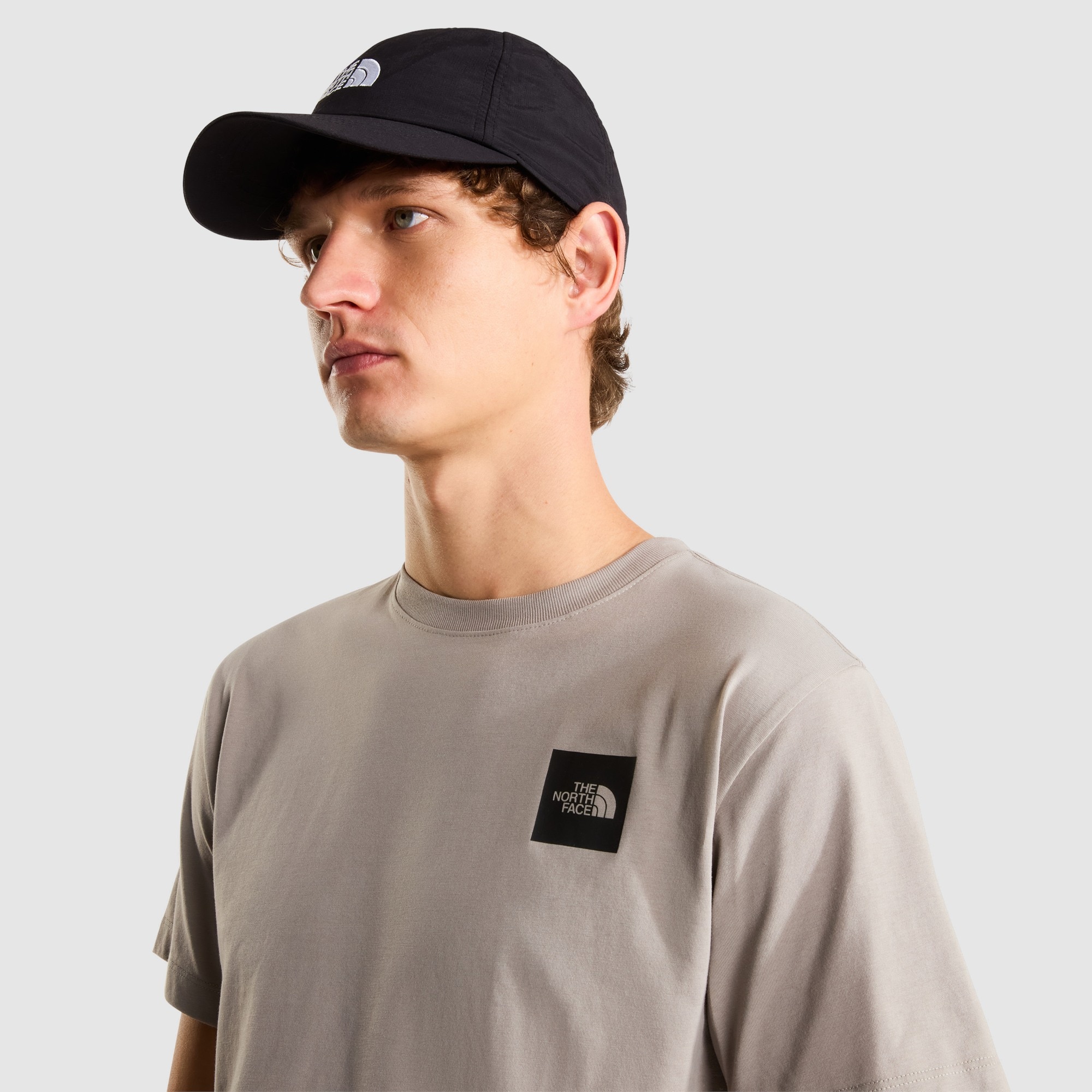 Camiseta recta para hombre Box Half Dome Evolution The North Face - Gris Gris-4