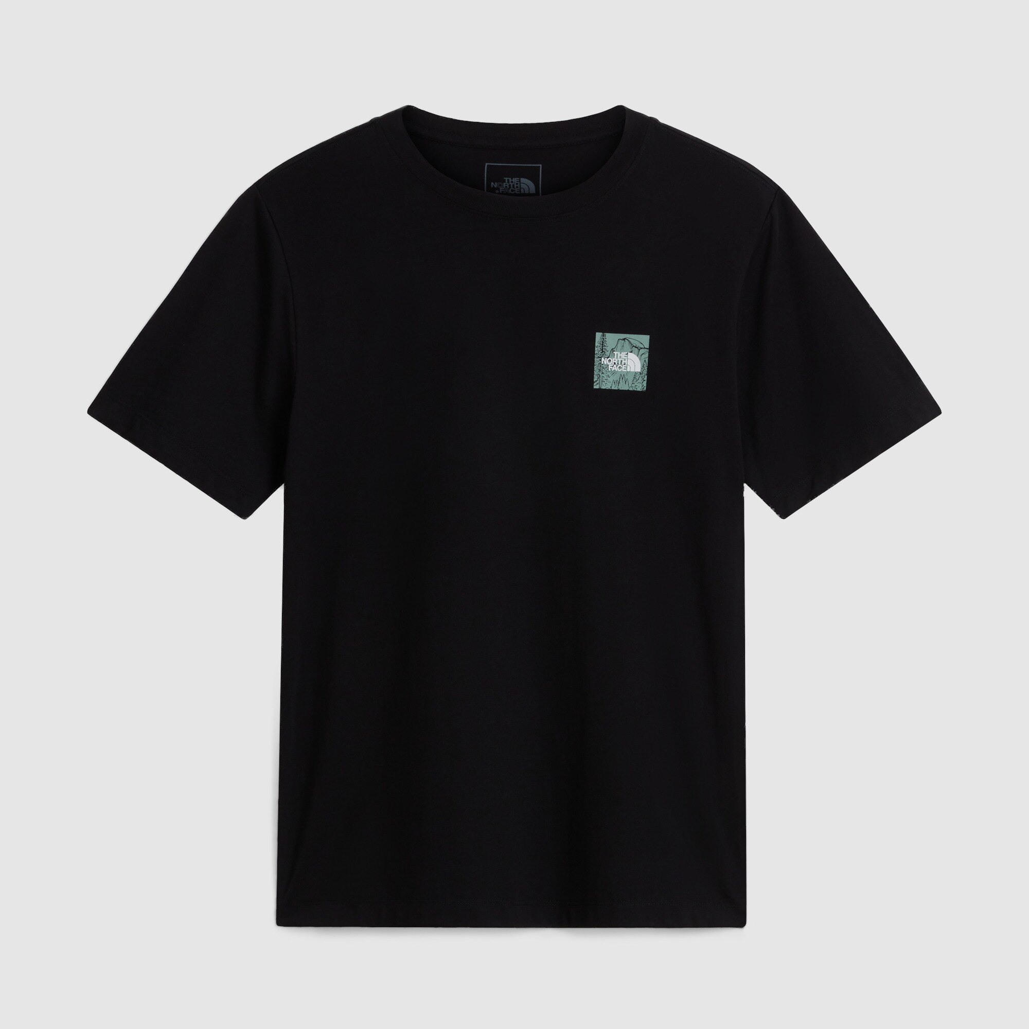 Camiseta recta con estampado gráfico para hombre Monte The North Face - Negro Negro-5