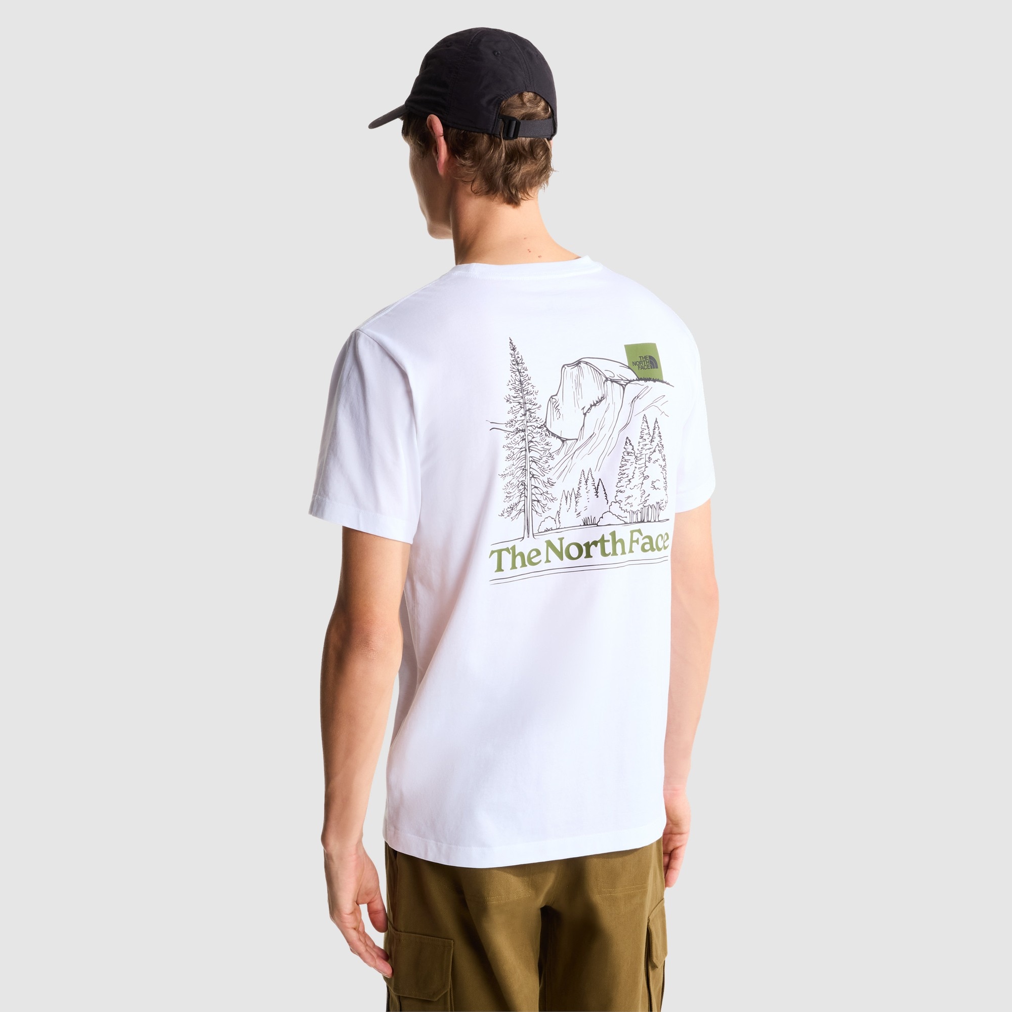 Imagen 1 de Camiseta recta con estampado gráfico para hombre Monte The North Face - Blanco Blanco