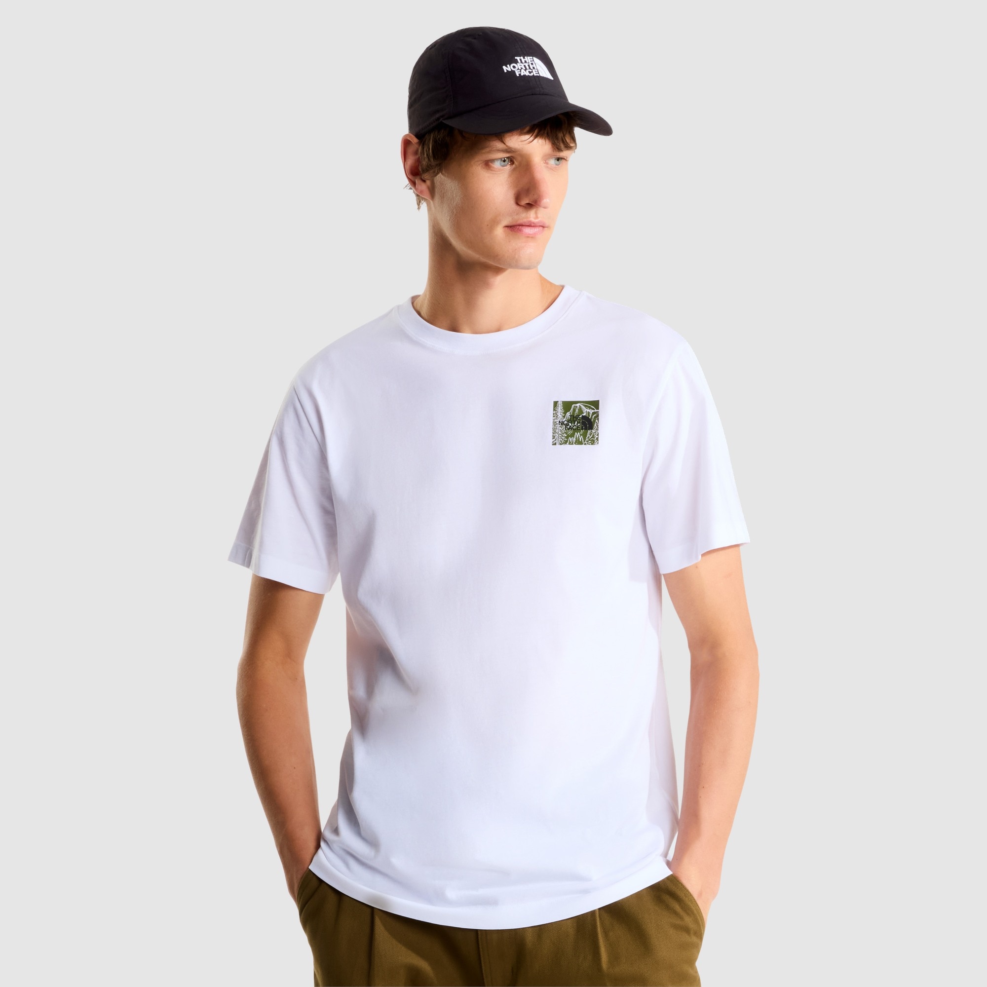 Imagen 2 de Camiseta recta con estampado gráfico para hombre Monte The North Face - Blanco Blanco