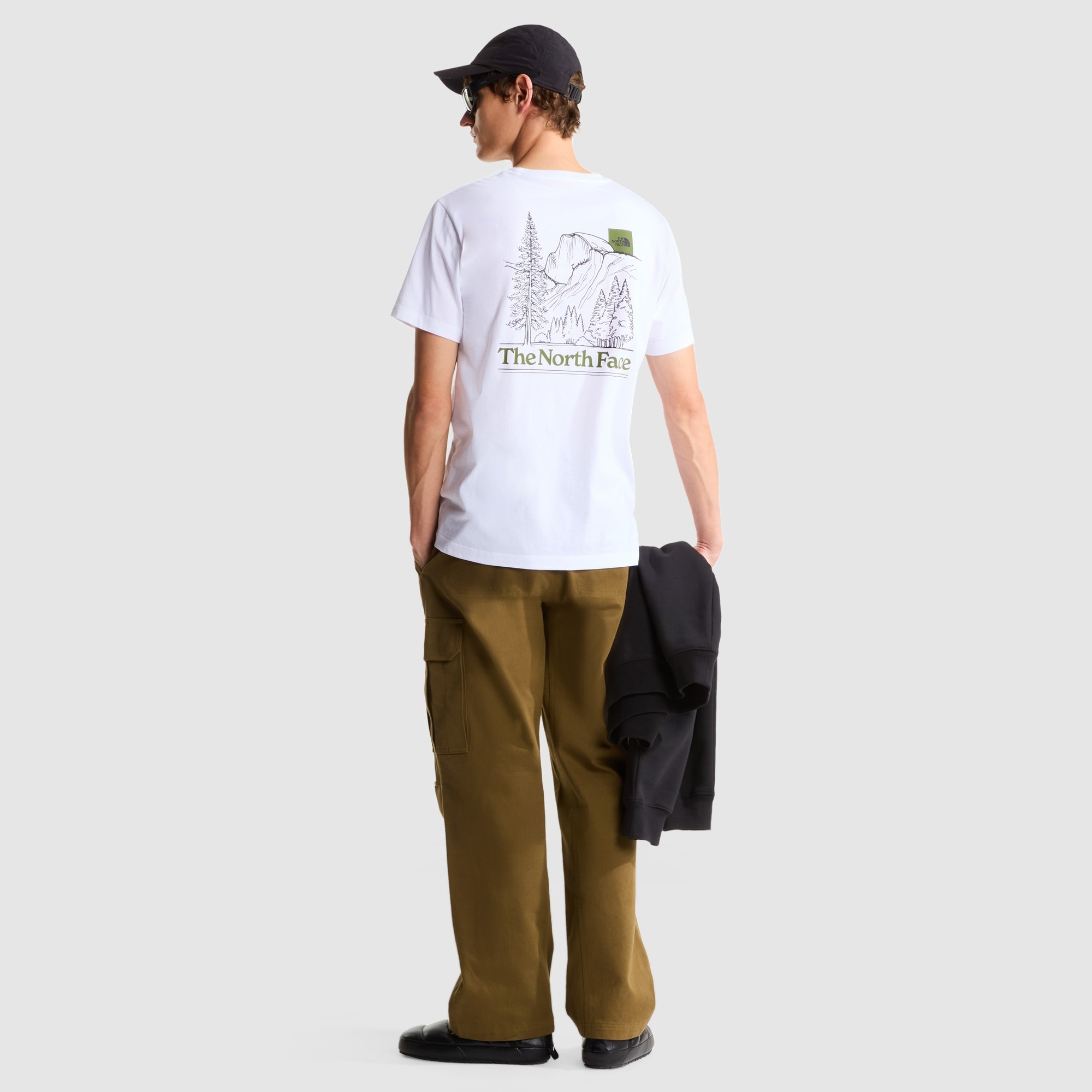 Imagen 3 de Camiseta recta con estampado gráfico para hombre Monte The North Face - Blanco Blanco