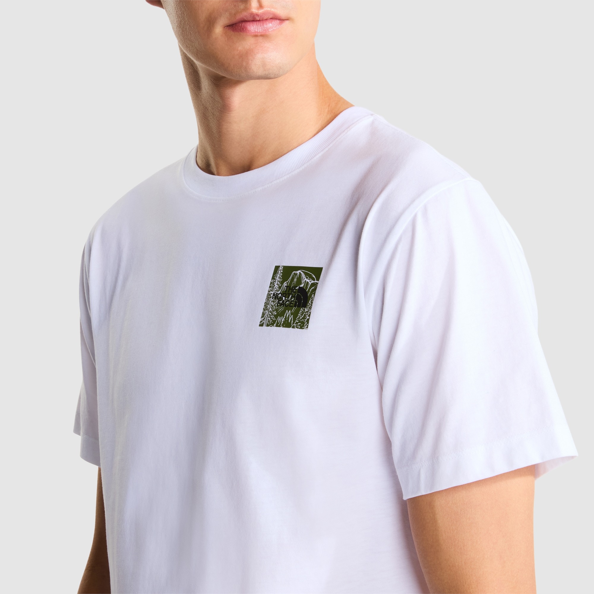 Imagen 4 de Camiseta recta con estampado gráfico para hombre Monte The North Face - Blanco Blanco