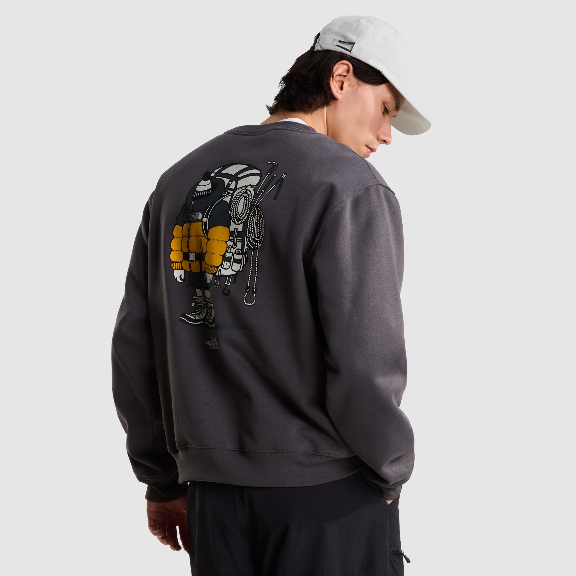Sudadera gráfica unisex Gear Up Get Out The North Face - Antracita Antracita-1