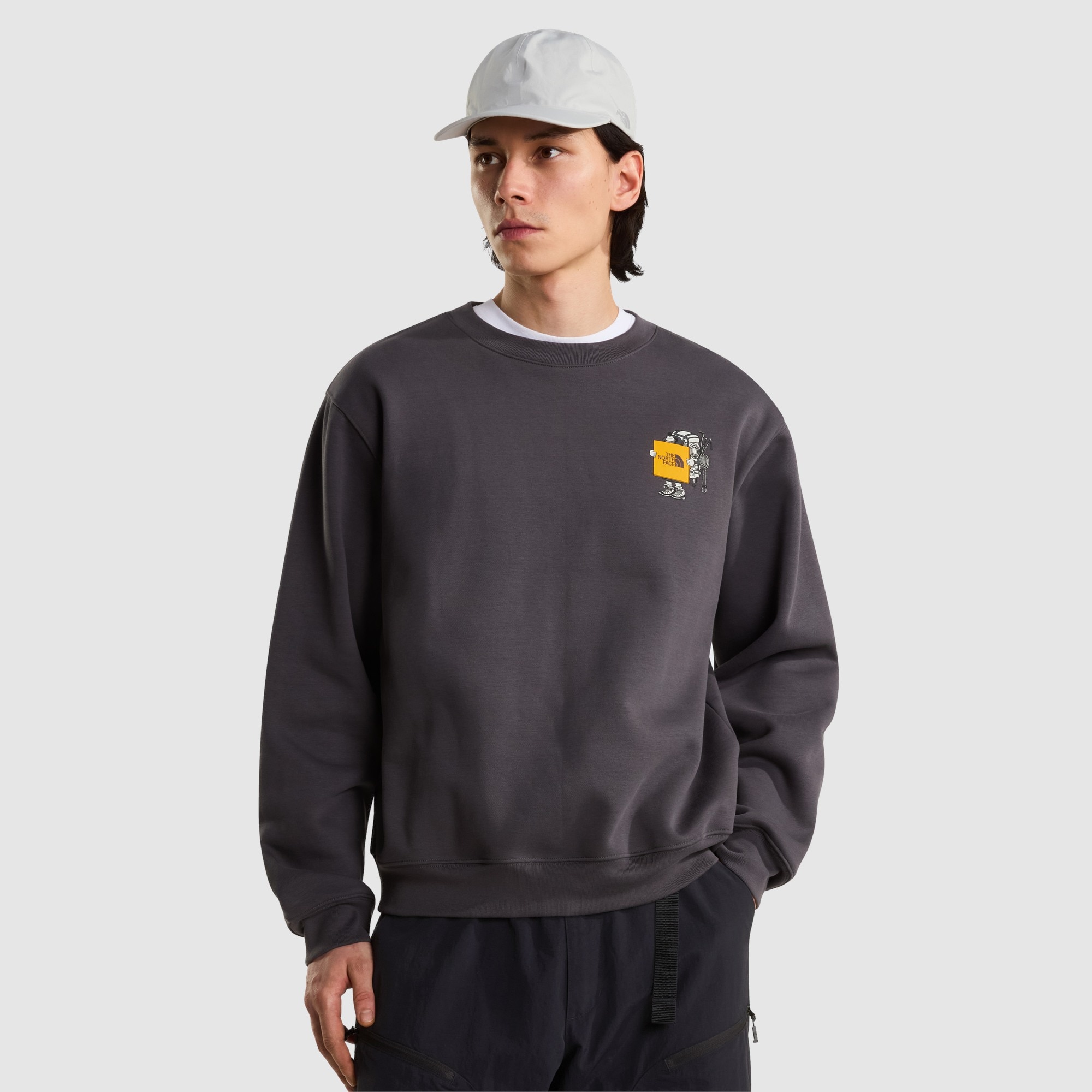 Sudadera gráfica unisex Gear Up Get Out The North Face - Antracita Antracita-2
