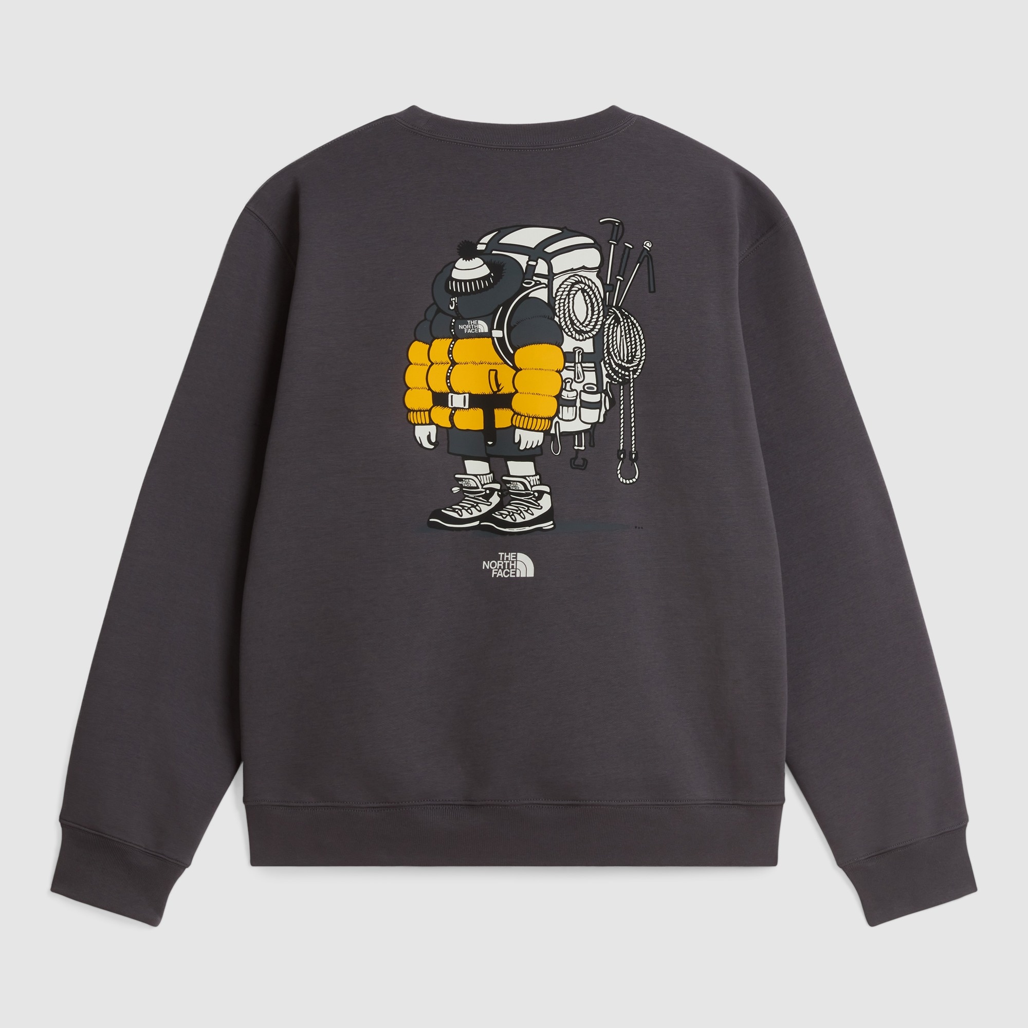 Sudadera gráfica unisex Gear Up Get Out The North Face - Antracita Antracita-6