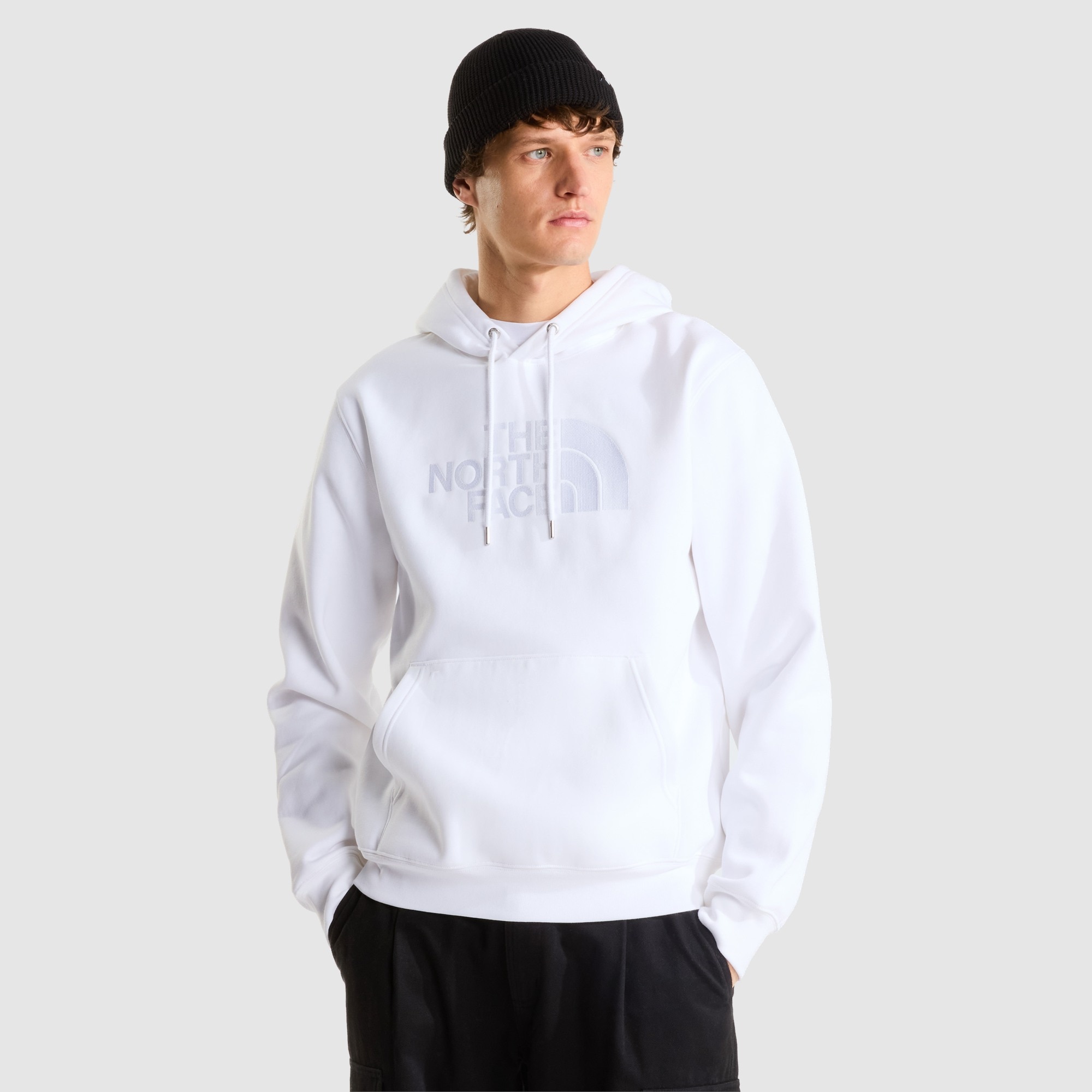Sudadera recta con capucha para hombre TNF™ Essential Drew Peak The North Face - Blanco Blanco-1