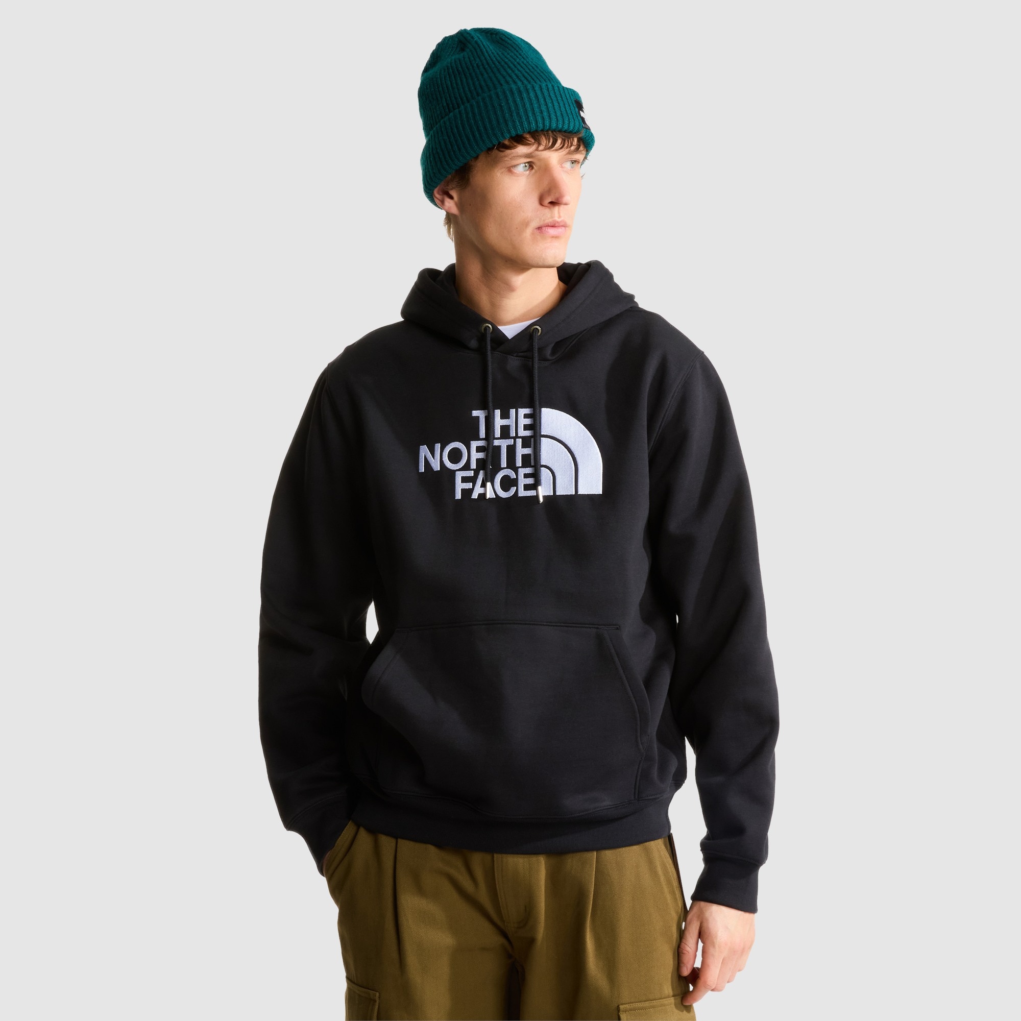 Sudadera recta con capucha para hombre TNF™ Essential Drew Peak The North Face - Negro Negro-1