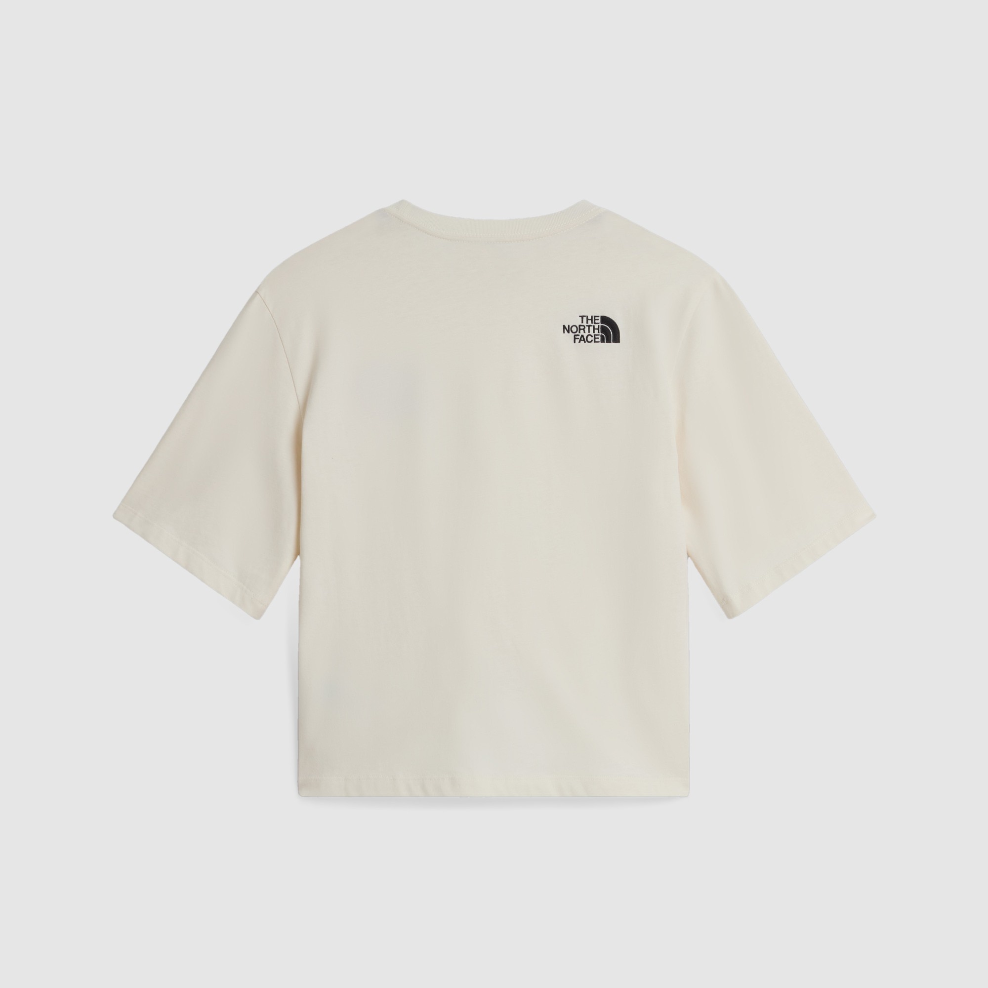 Camiseta de corte cuadrado con bordado gráfico para mujer Ski Embro Boxy The North Face - Blanco Anticuario Blanco Anticuario-6