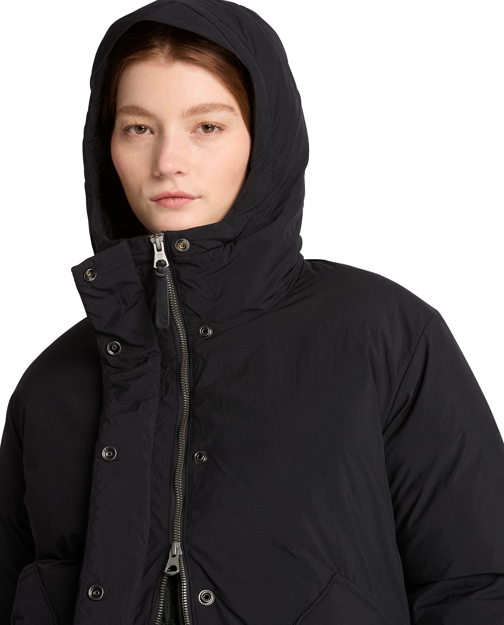 Chaqueta acolchada de plumas de mujer repelente al agua - Timberland - Negro Negro-3