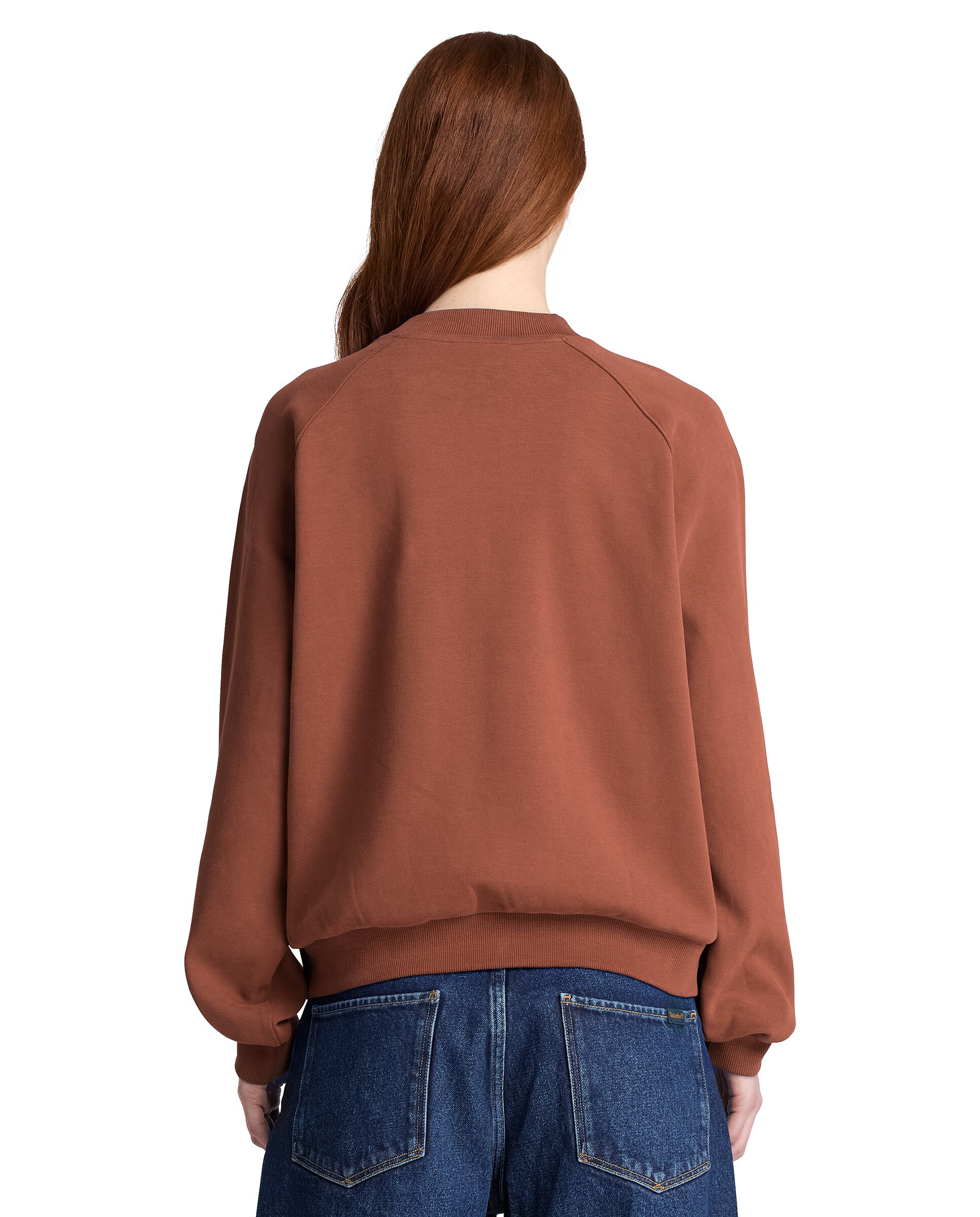 Sudadera con cuello redondo de mujer crafted - Timberland - Teja Teja-4