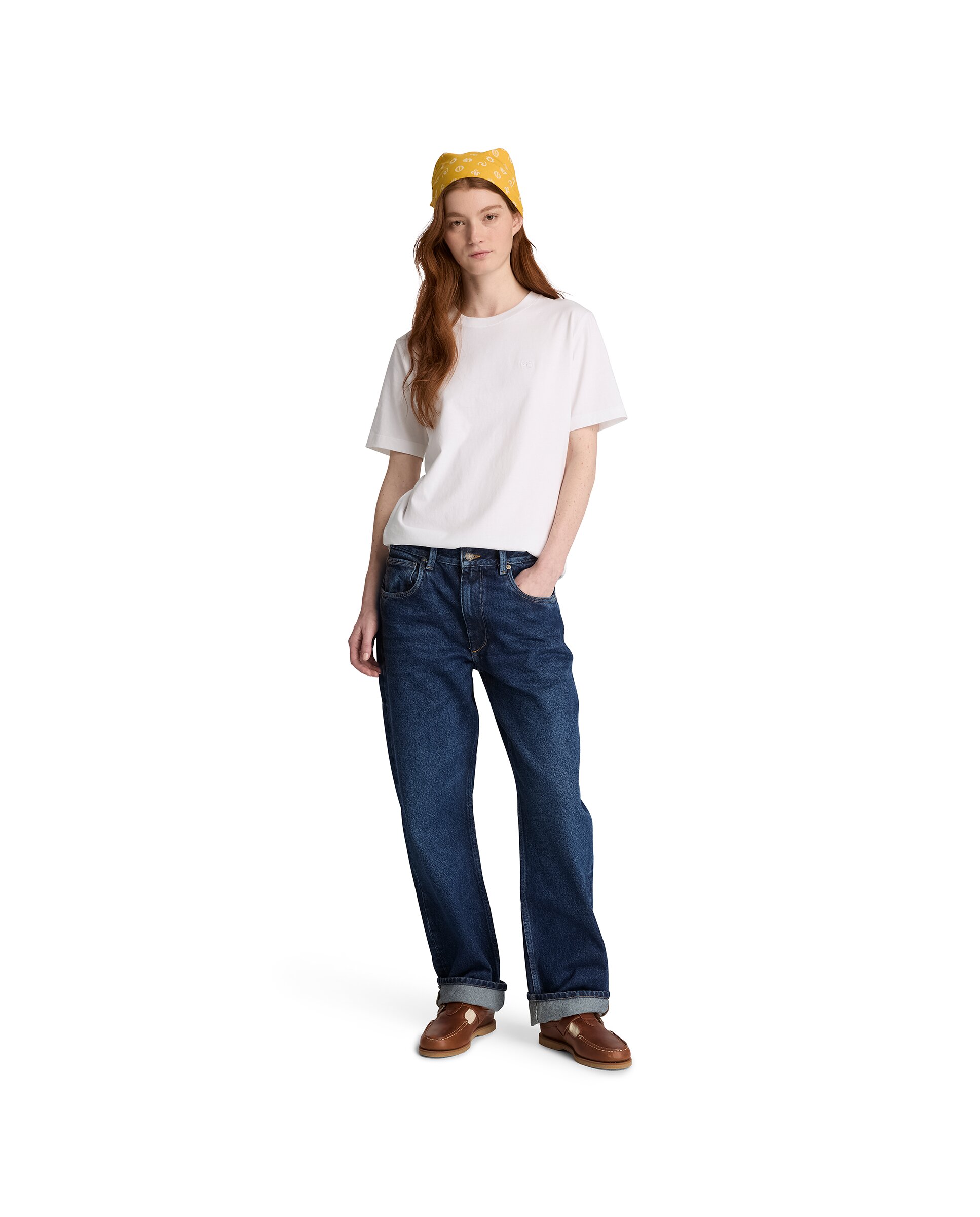 Imagen 2 de Camiseta de mujer de cuello redondo y manga corta crafted - Timberland - Blanco Blanco