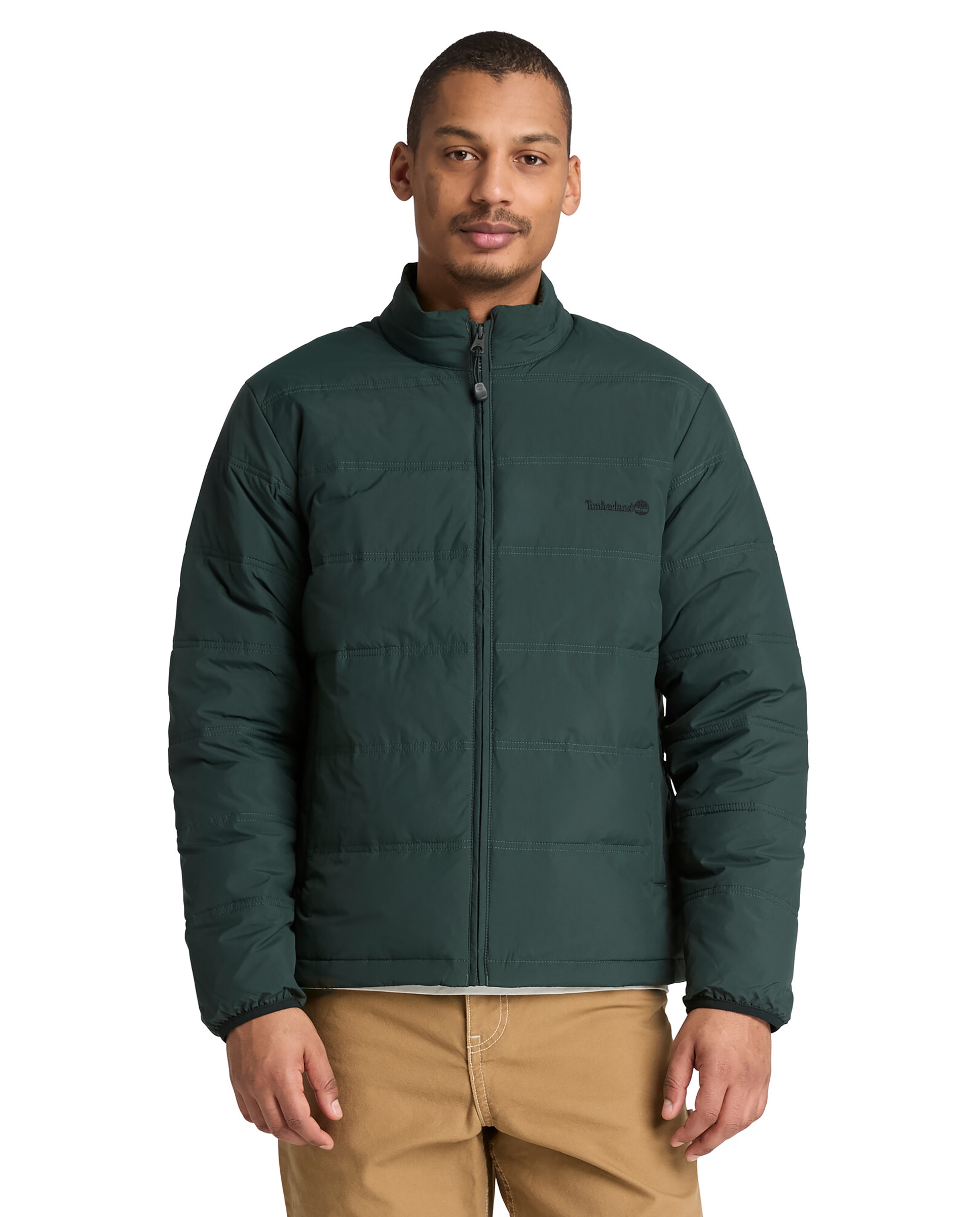 Imagen 1 de Chaqueta de hombre acolchada impermeable axis peak - Timberland - Verde oscuro Verde oscuro