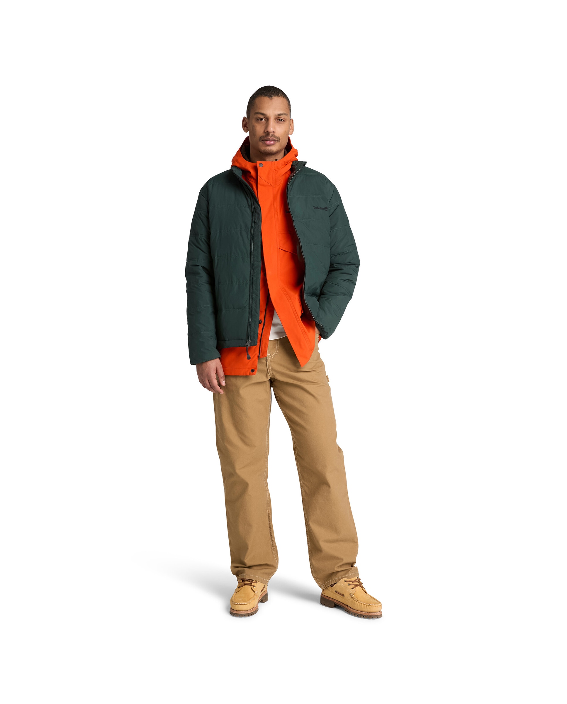 Imagen 2 de Chaqueta de hombre acolchada impermeable axis peak - Timberland - Verde oscuro Verde oscuro