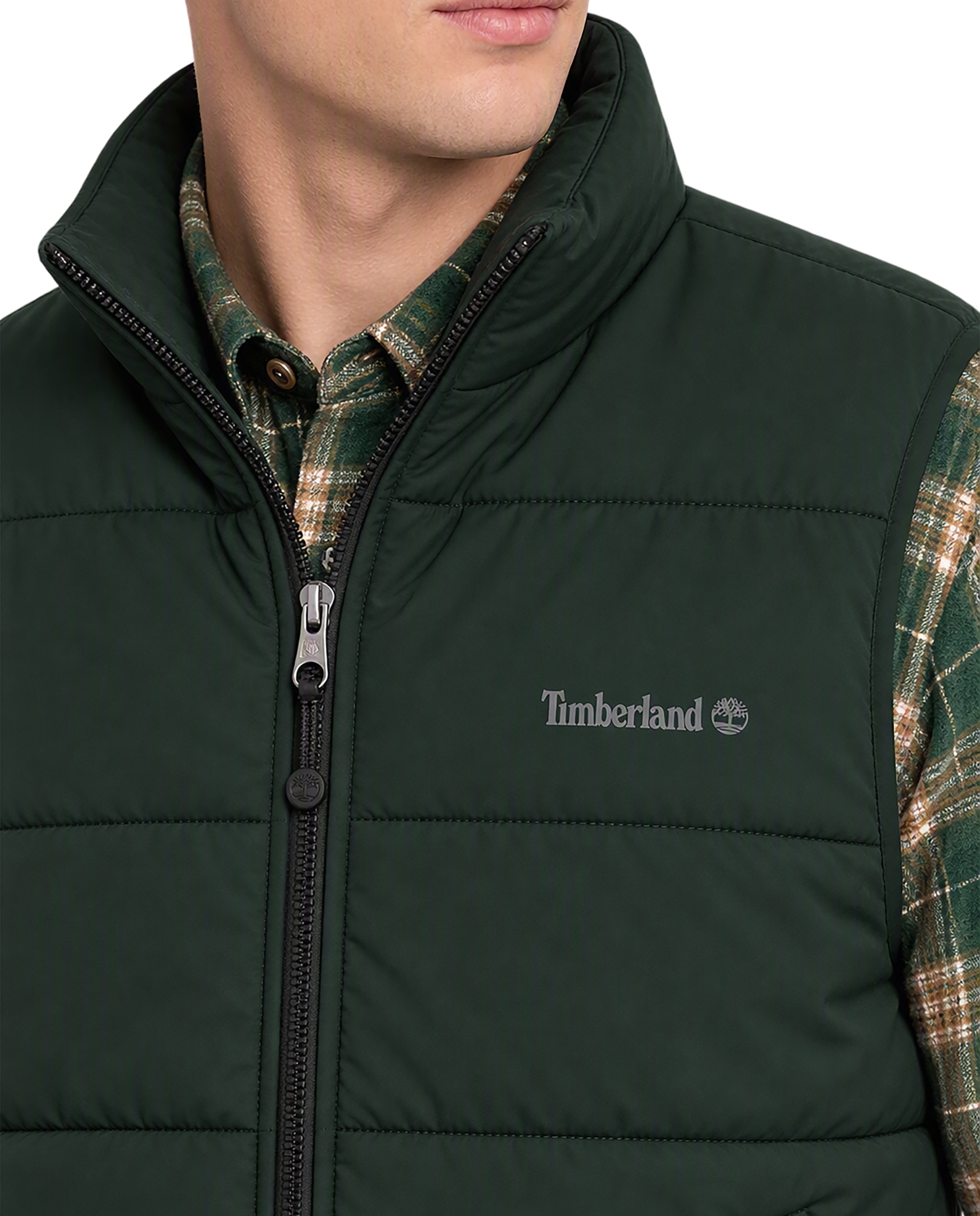Chaleco de hombre acolchado impermeable axis peak - Timberland - Verde oscuro Verde oscuro-3