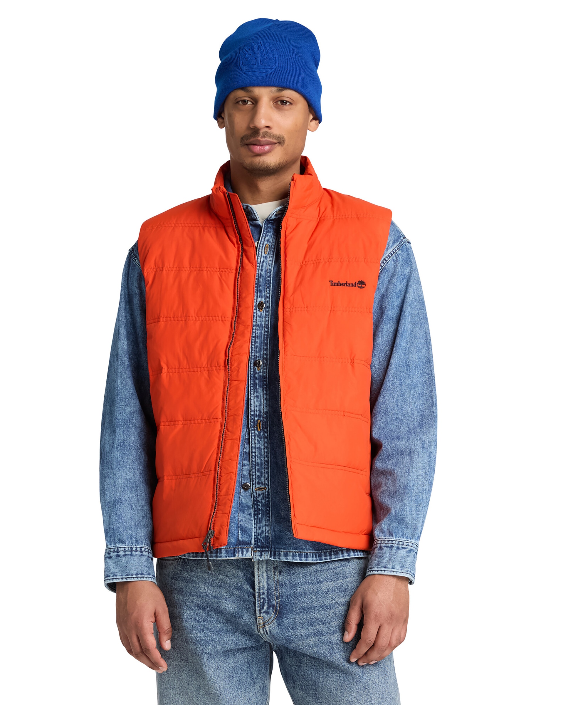 Chaleco de hombre acolchado impermeable axis peak - Timberland - Naranja Naranja-1