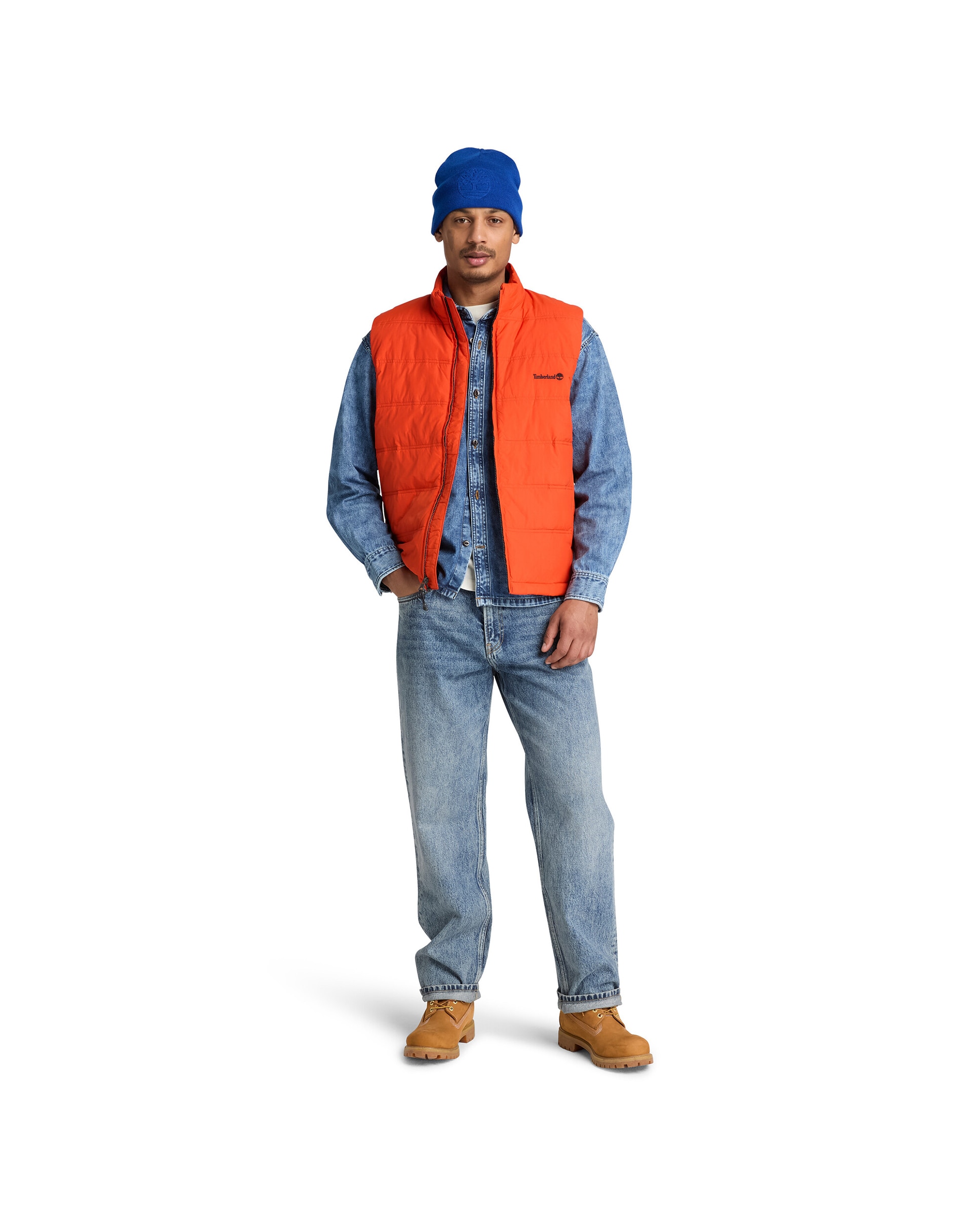 Chaleco de hombre acolchado impermeable axis peak - Timberland - Naranja Naranja-2