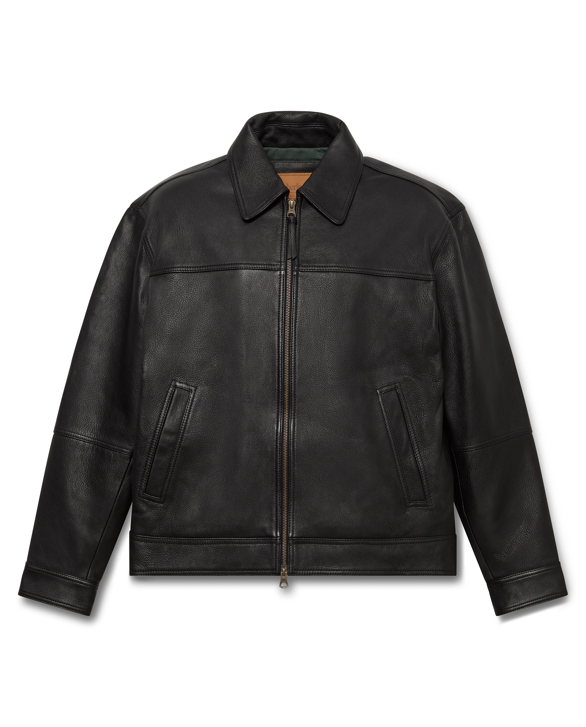Cazadora bómber de hombre de cuero stratham - Timberland - Negro Negro-5