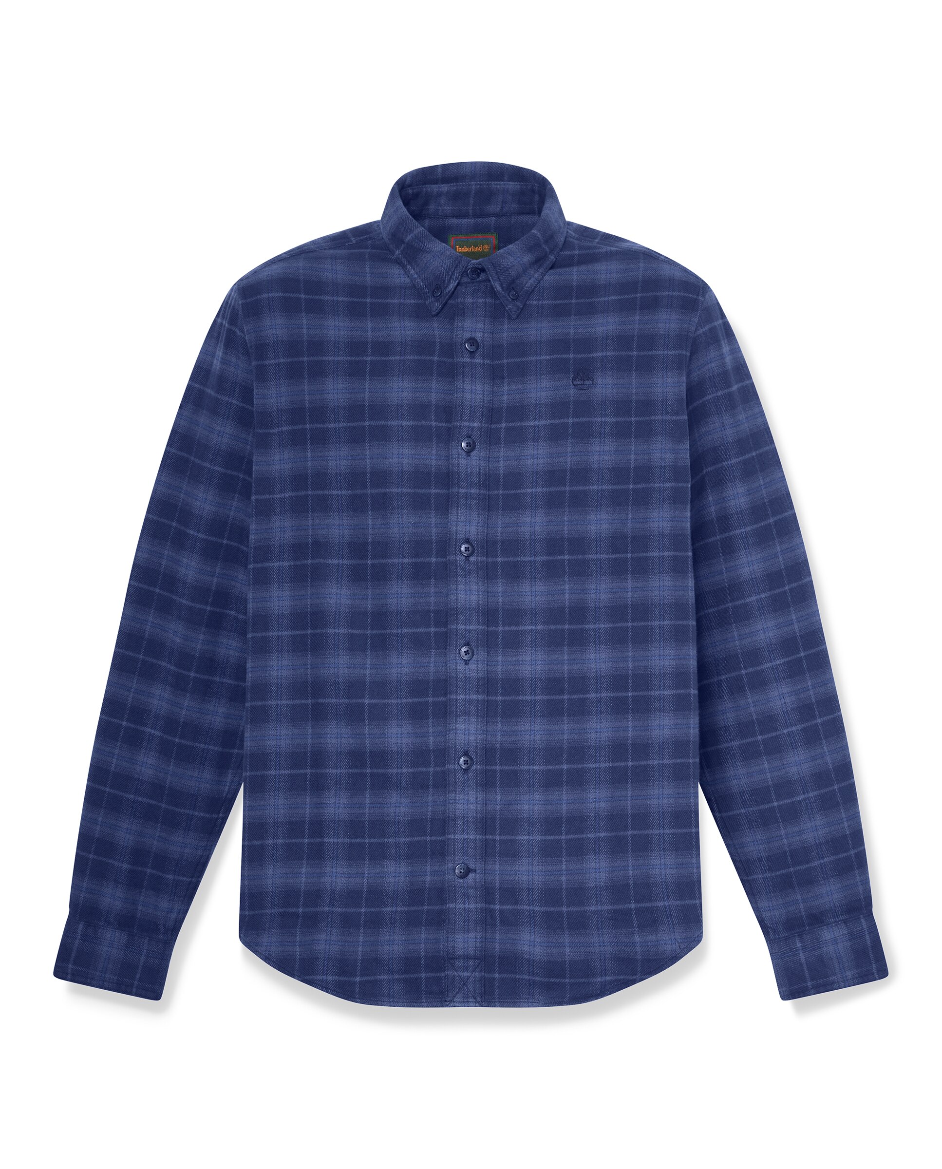 Imagen 5 de Camisa de hombre de franela de corte regular a cuadros - Timberland - Azul oscuro Azul oscuro