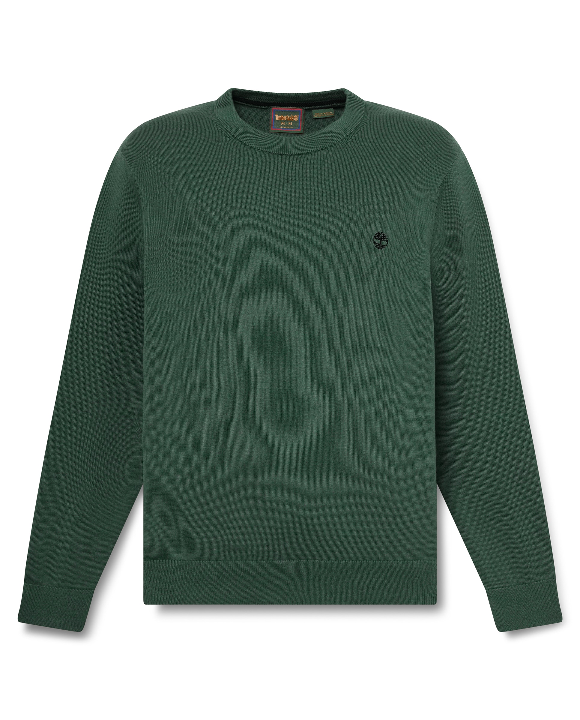 Jersey de hombre de cuello redondo de algodón williams river - Timberland - Verde oscuro Verde oscuro-5