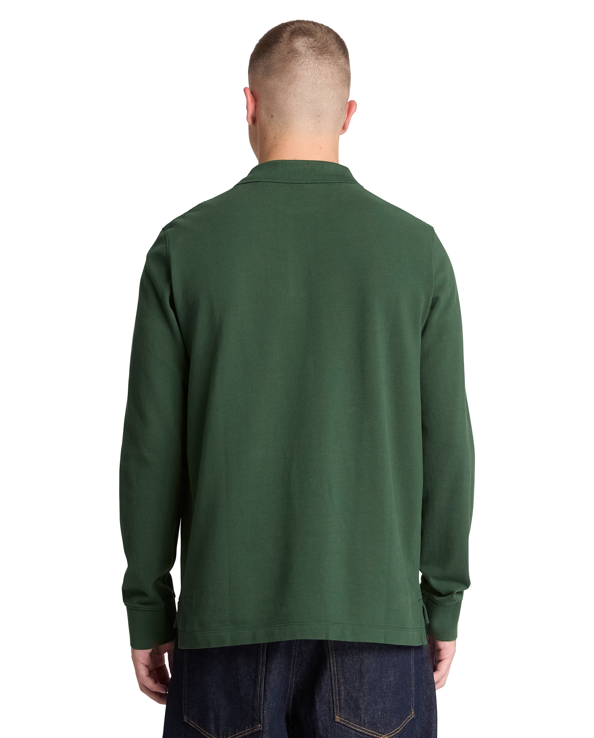 Polo de hombre de manga larga millers river - Timberland - Verde oscuro Verde oscuro-4
