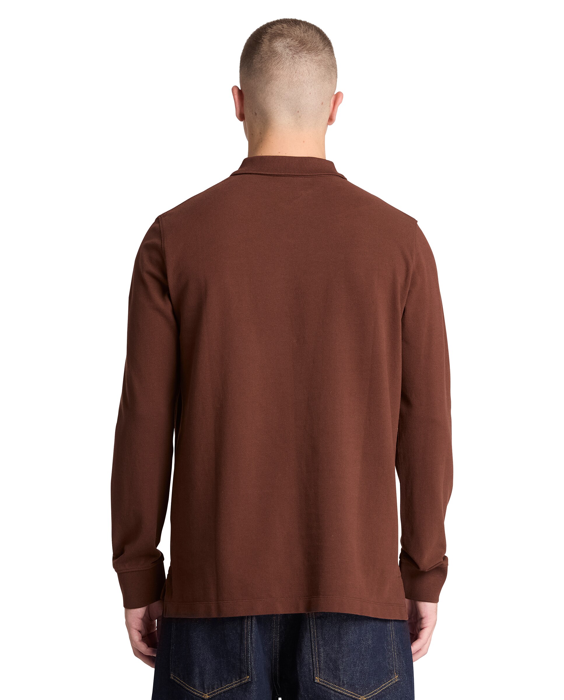 Polo de hombre de manga larga millers river - Timberland - Marrón Marrón-4