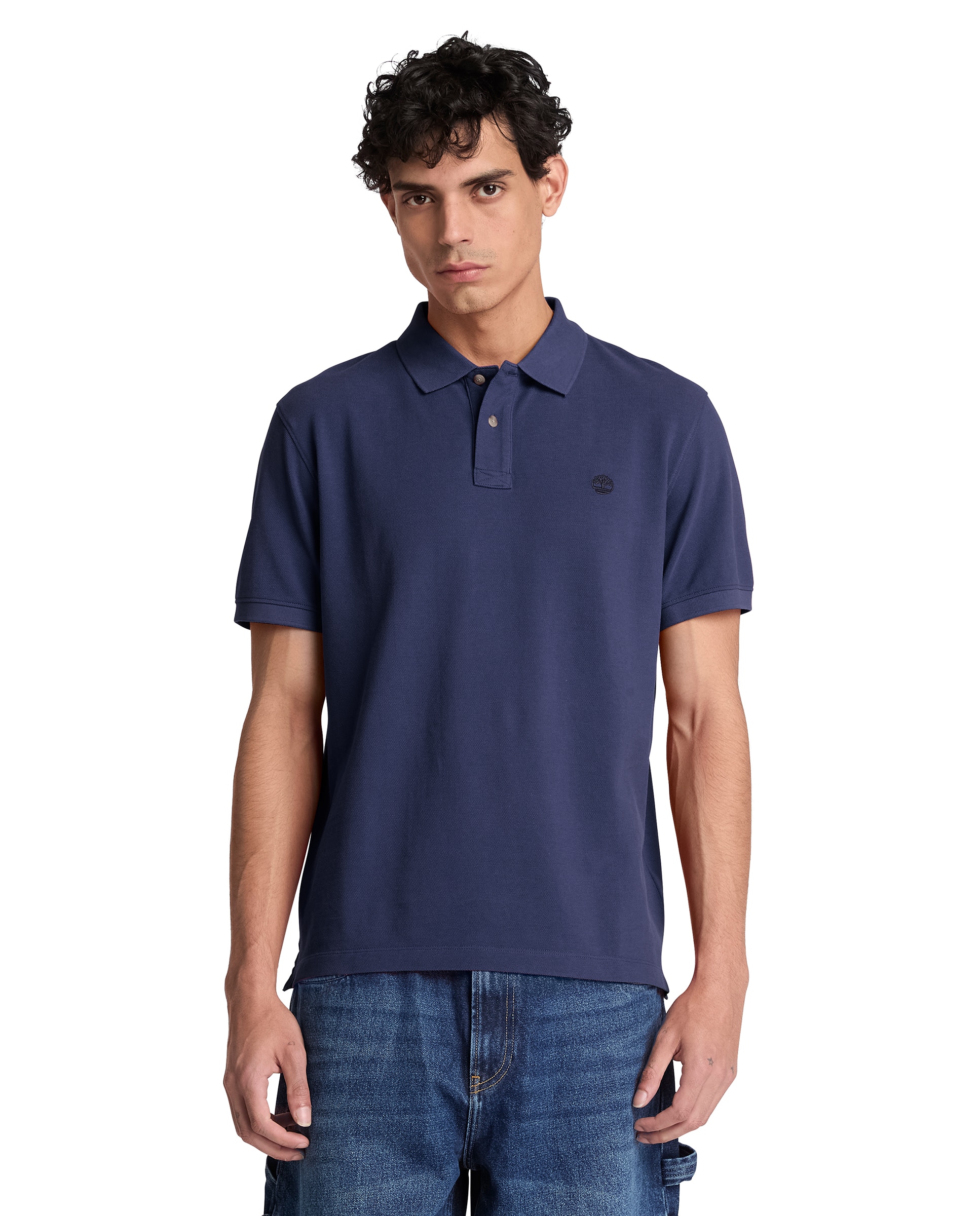 Polo de hombre de manga corta millers river - Timberland - Azul oscuro Azul oscuro-1