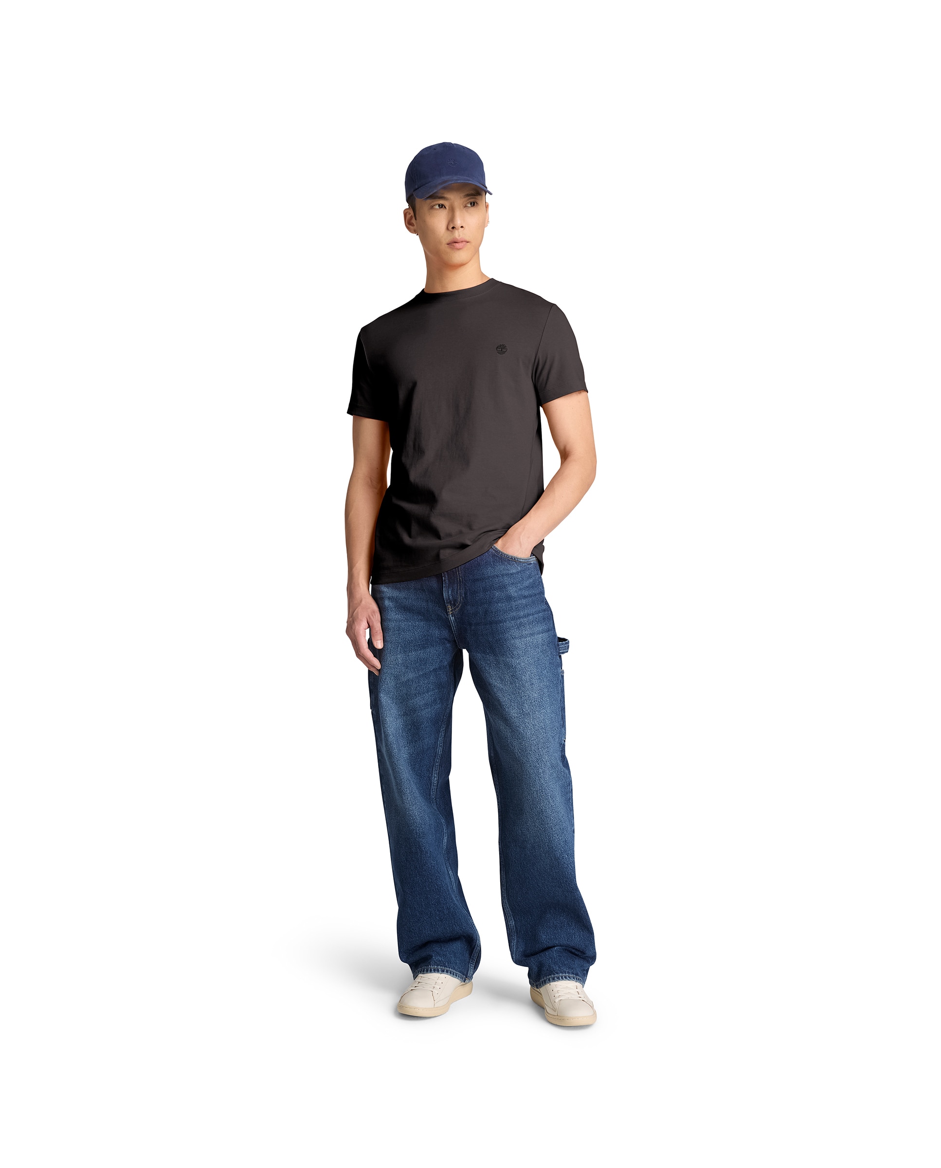 Camiseta de hombre de manga corta y corte entallado dunstan river - Timberland - Antracita Antracita-2
