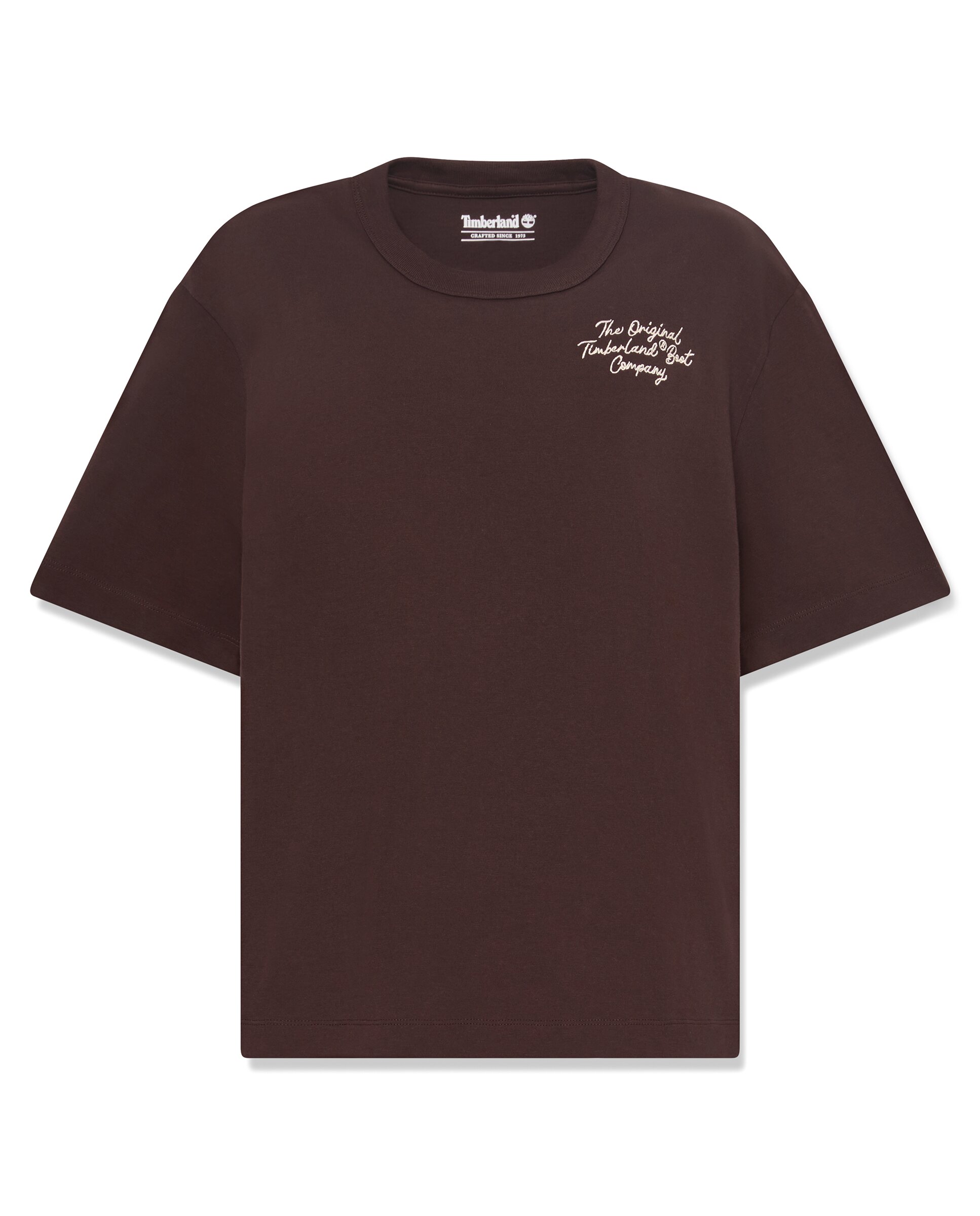 Imagen 5 de Camiseta de mujer de manga corta elevated - Timberland - Marrón oscuro Marrón oscuro