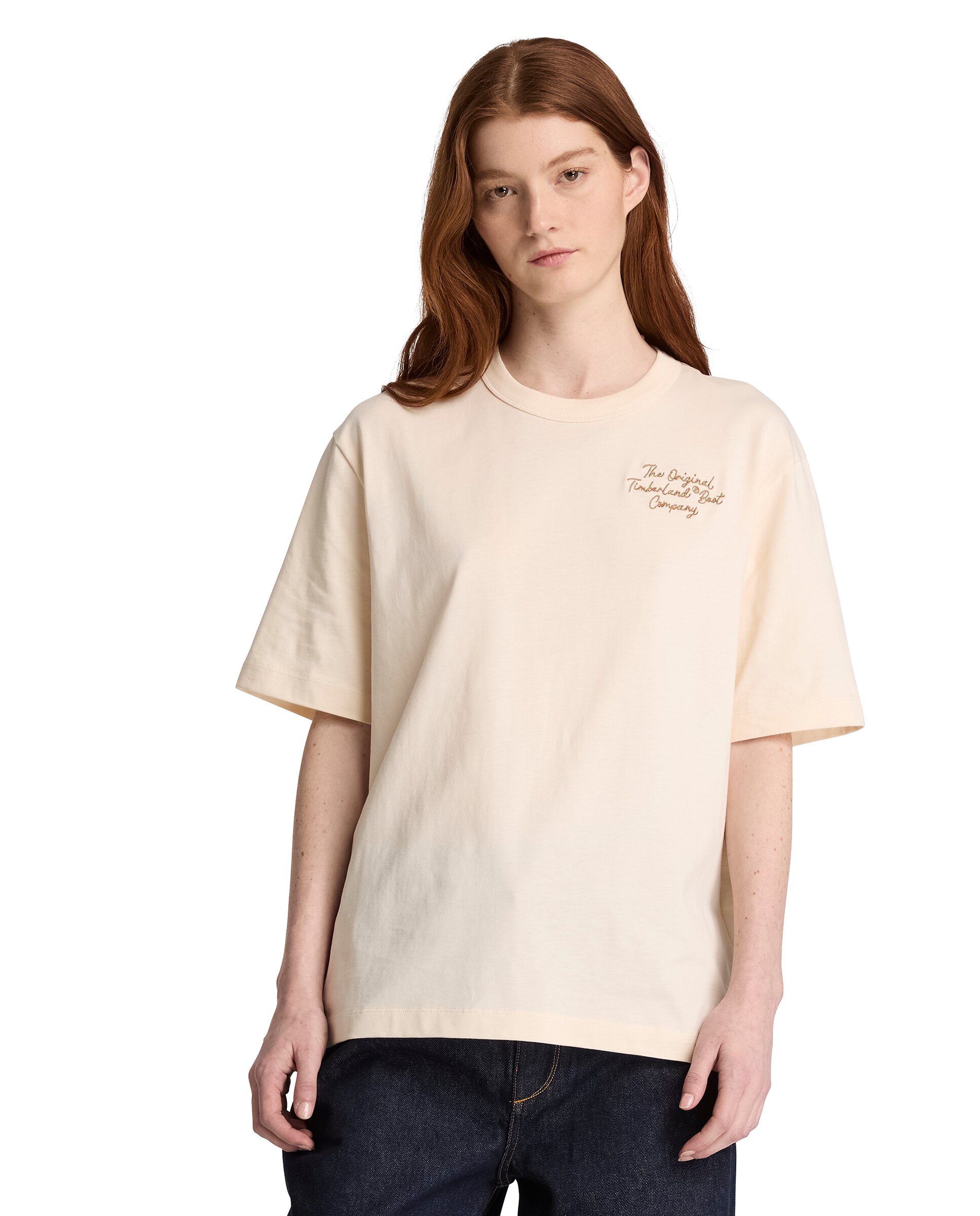 Imagen 0 de Camiseta de mujer de manga corta elevated Crudo