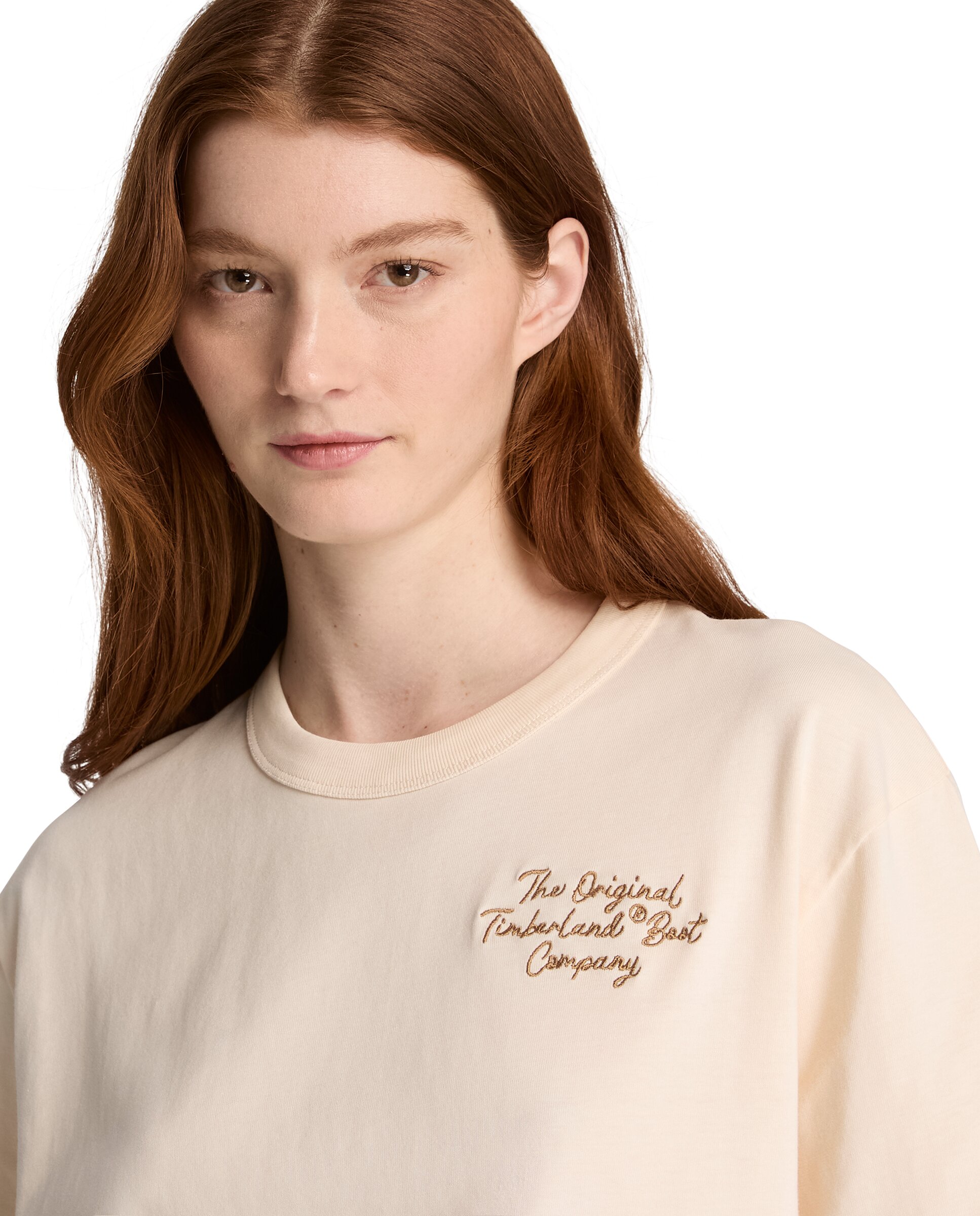 Imagen 3 de Camiseta de mujer de manga corta elevated - Timberland - Crudo Crudo