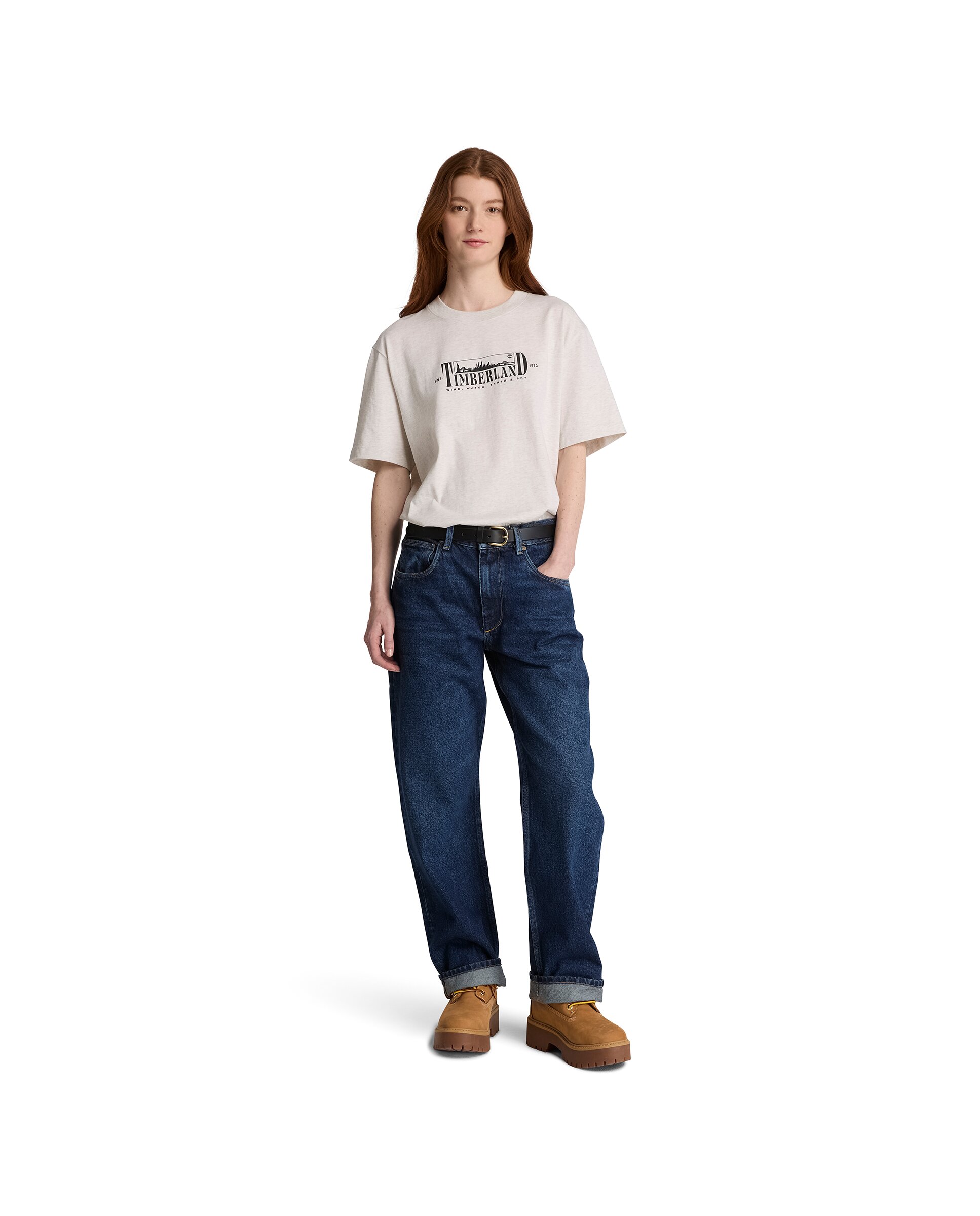 Imagen 2 de Camiseta de mujer de manga corta con estampado gráfico - Timberland - Crudo Crudo