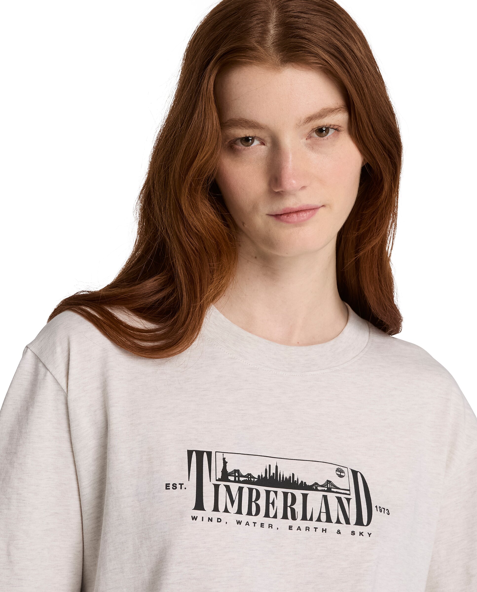 Imagen 3 de Camiseta de mujer de manga corta con estampado gráfico - Timberland - Crudo Crudo