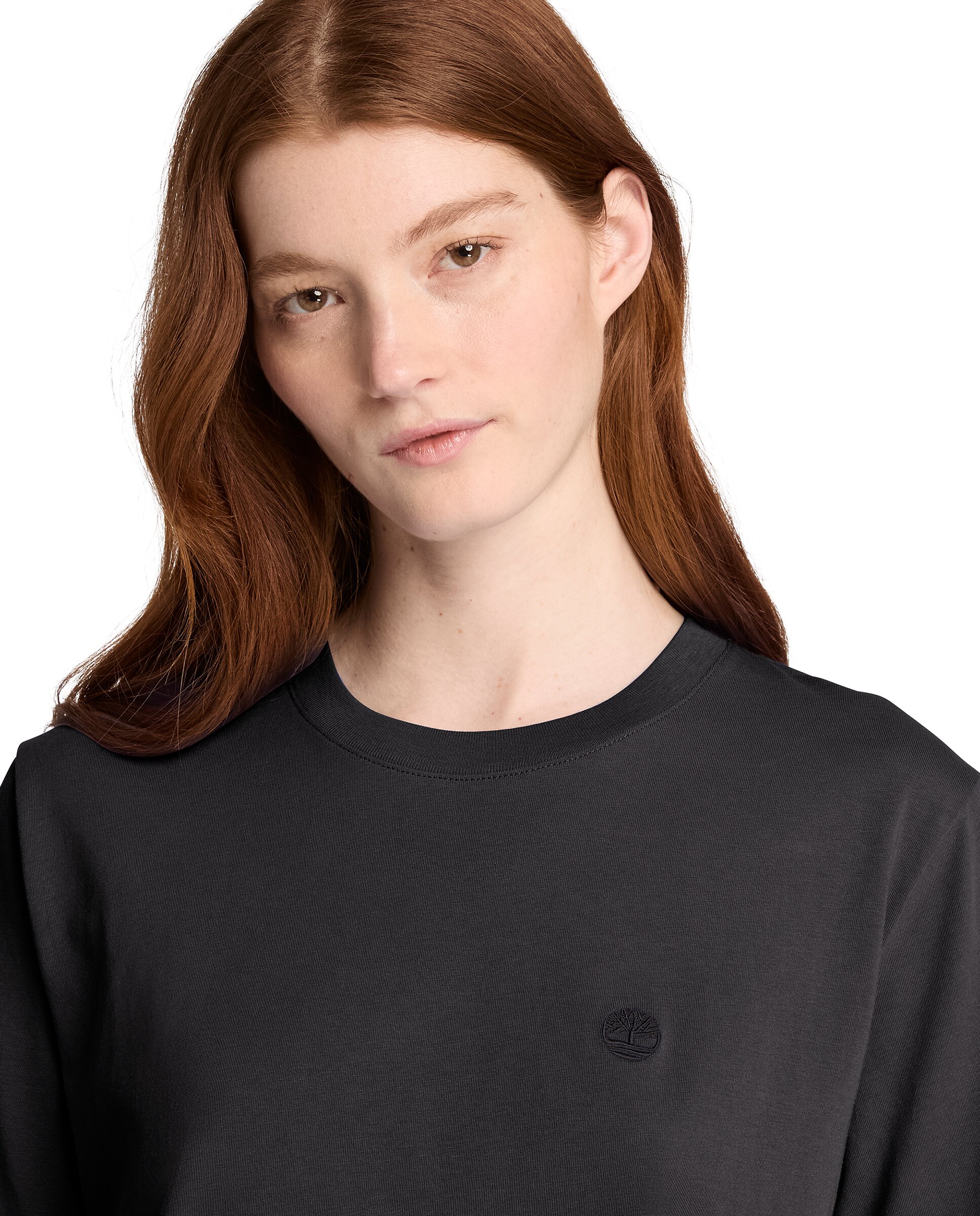 Imagen 3 de Camiseta de mujer de cuello redondo y manga corta crafted - Timberland - Negro Negro