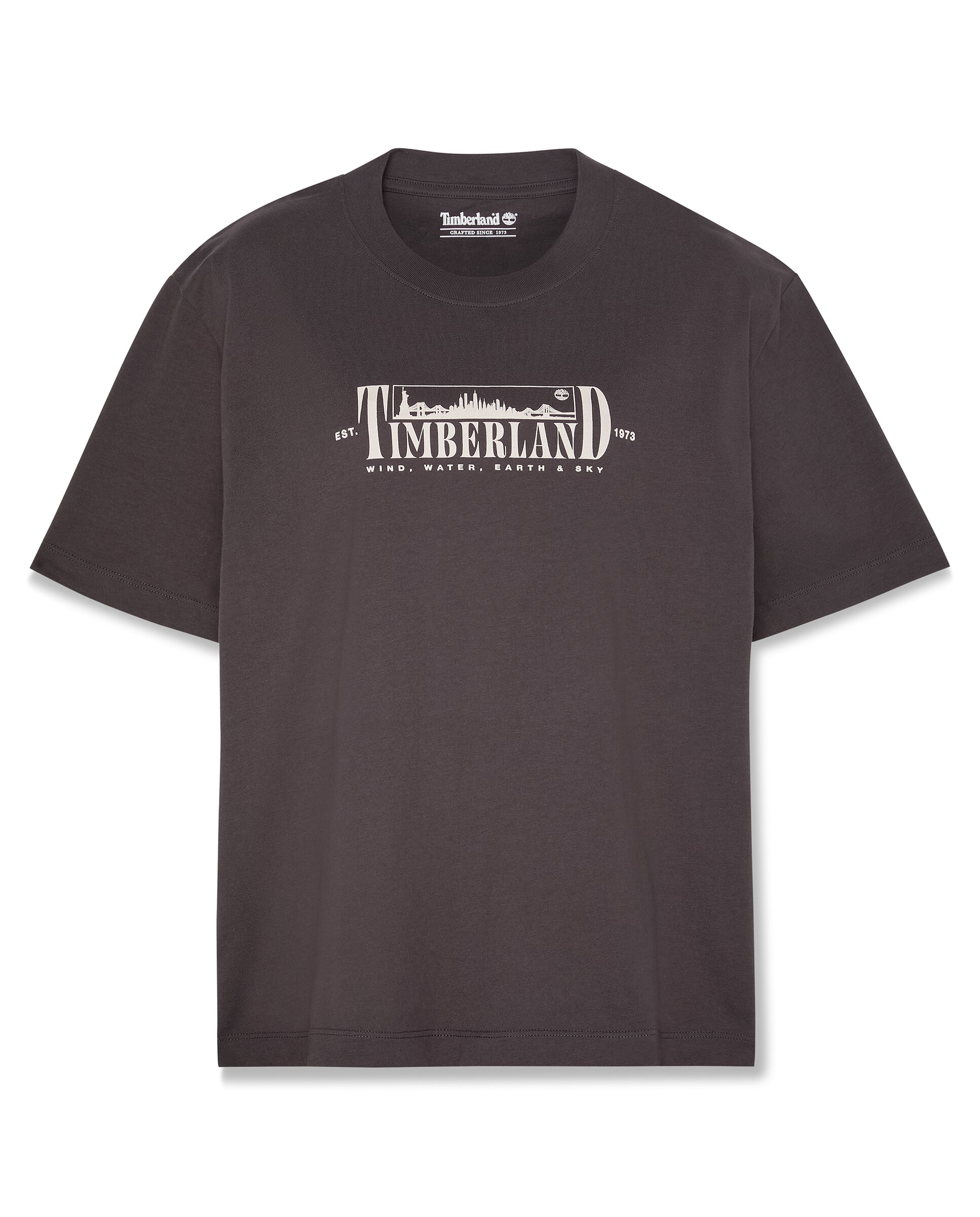 Imagen 5 de Camiseta de mujer de manga corta con estampado gráfico - Timberland - Gris oscuro Gris oscuro