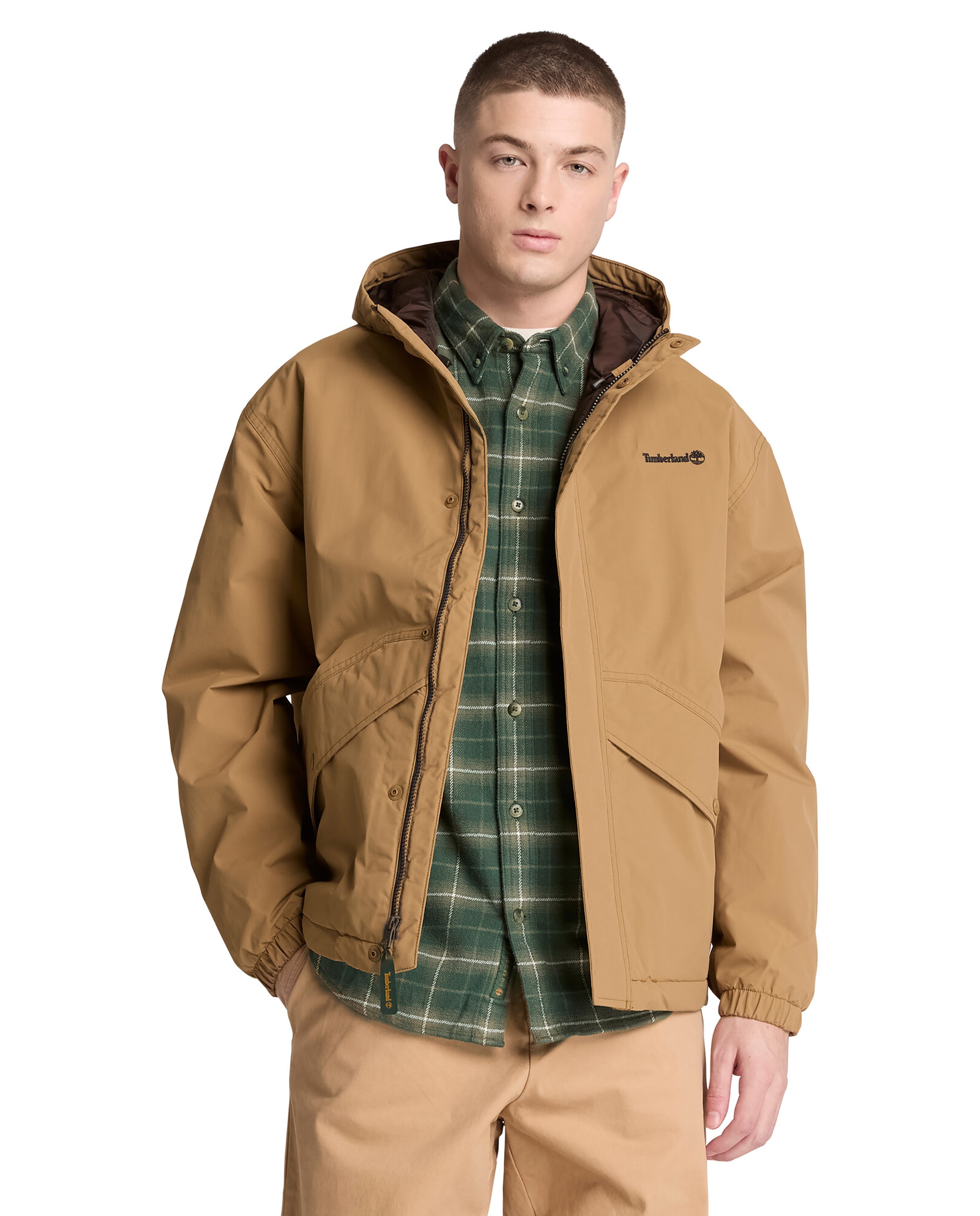 Chaqueta de hombre aislante impermeable weatherline - Timberland - Marrón Marrón-1