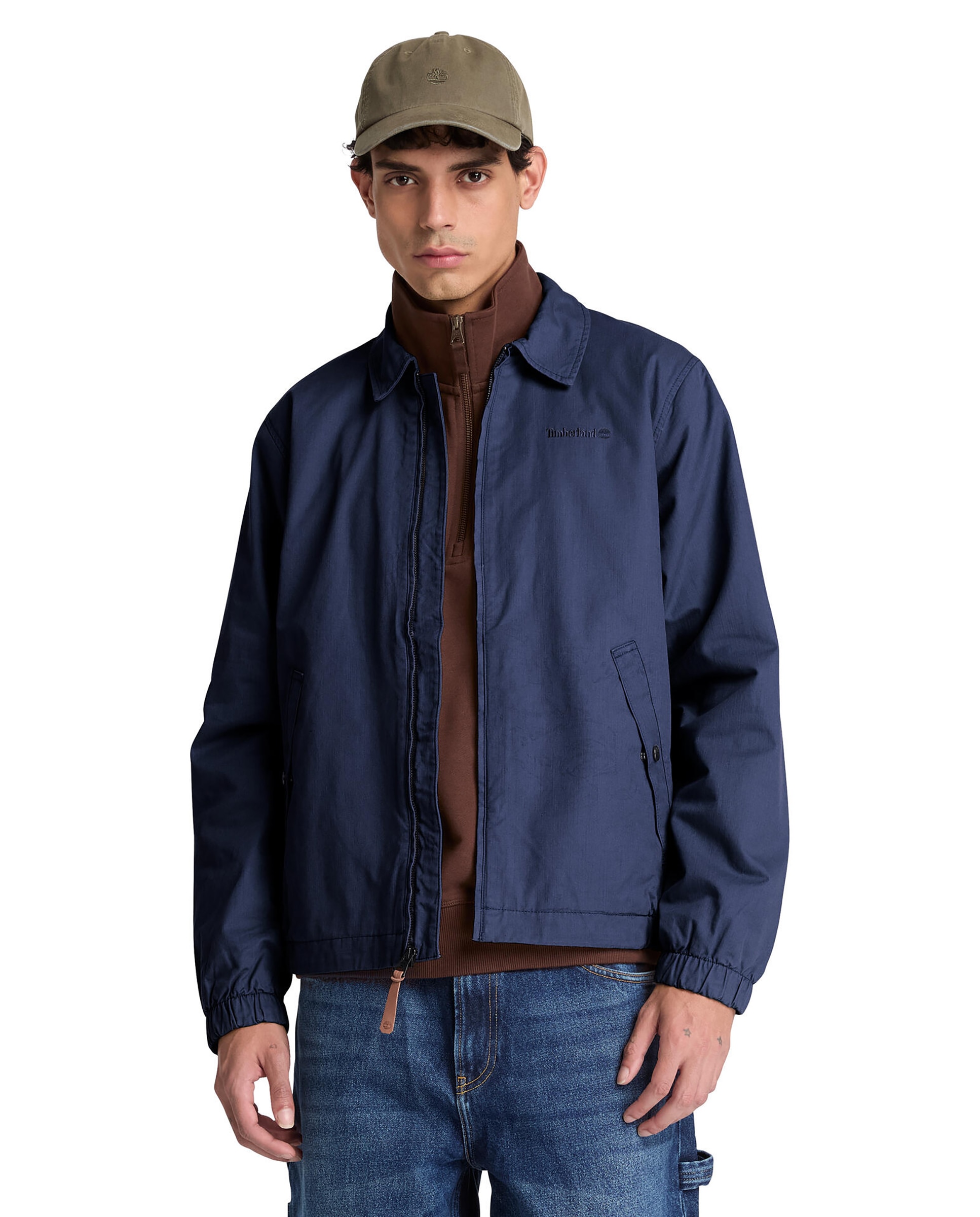 Cazadora bómber de hombre de algodón stratham - Timberland - Azul Azul-1